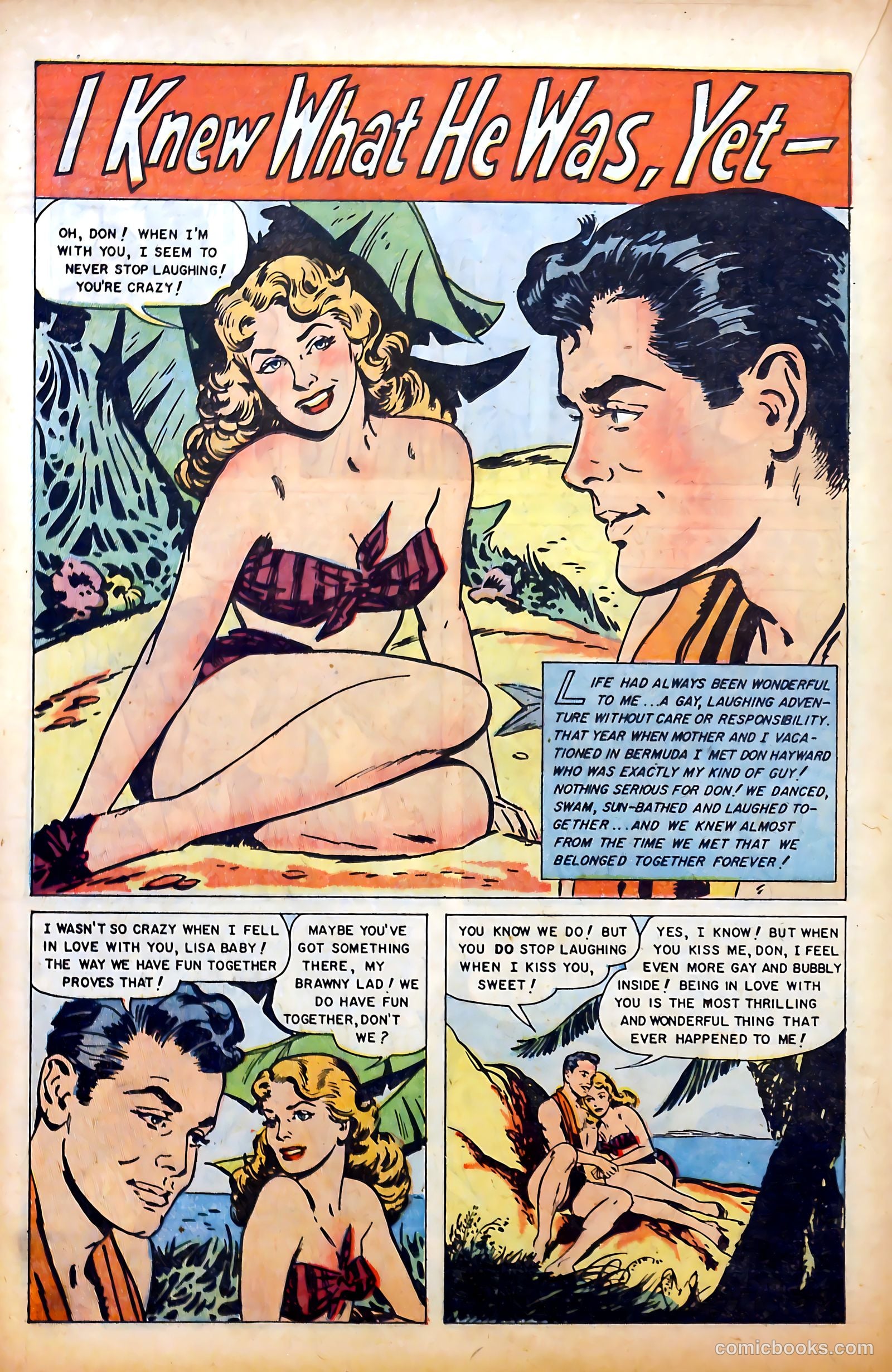 Glamorous Romances #78 (1954) — page 18 of 36