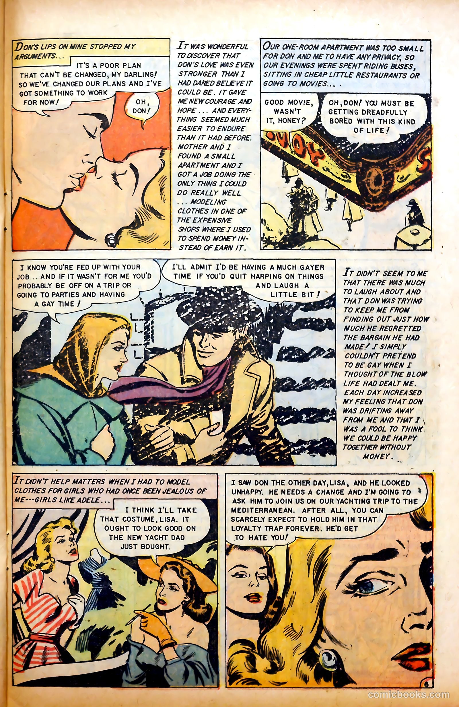 Glamorous Romances #78 (1954) — page 23 of 36