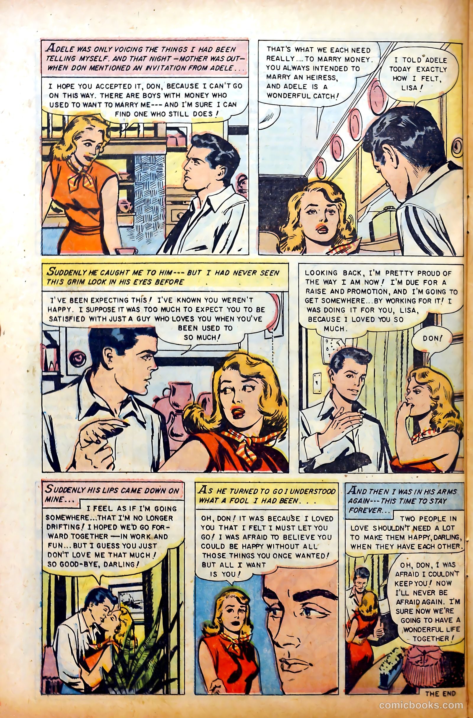 Glamorous Romances #78 (1954) — page 24 of 36