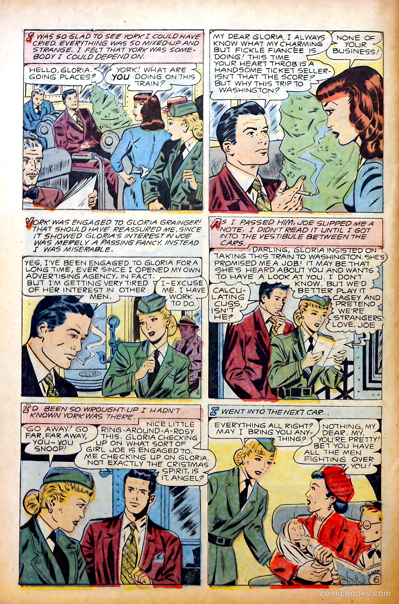 Glamorous Romances #78 (1954) — page 32 of 36