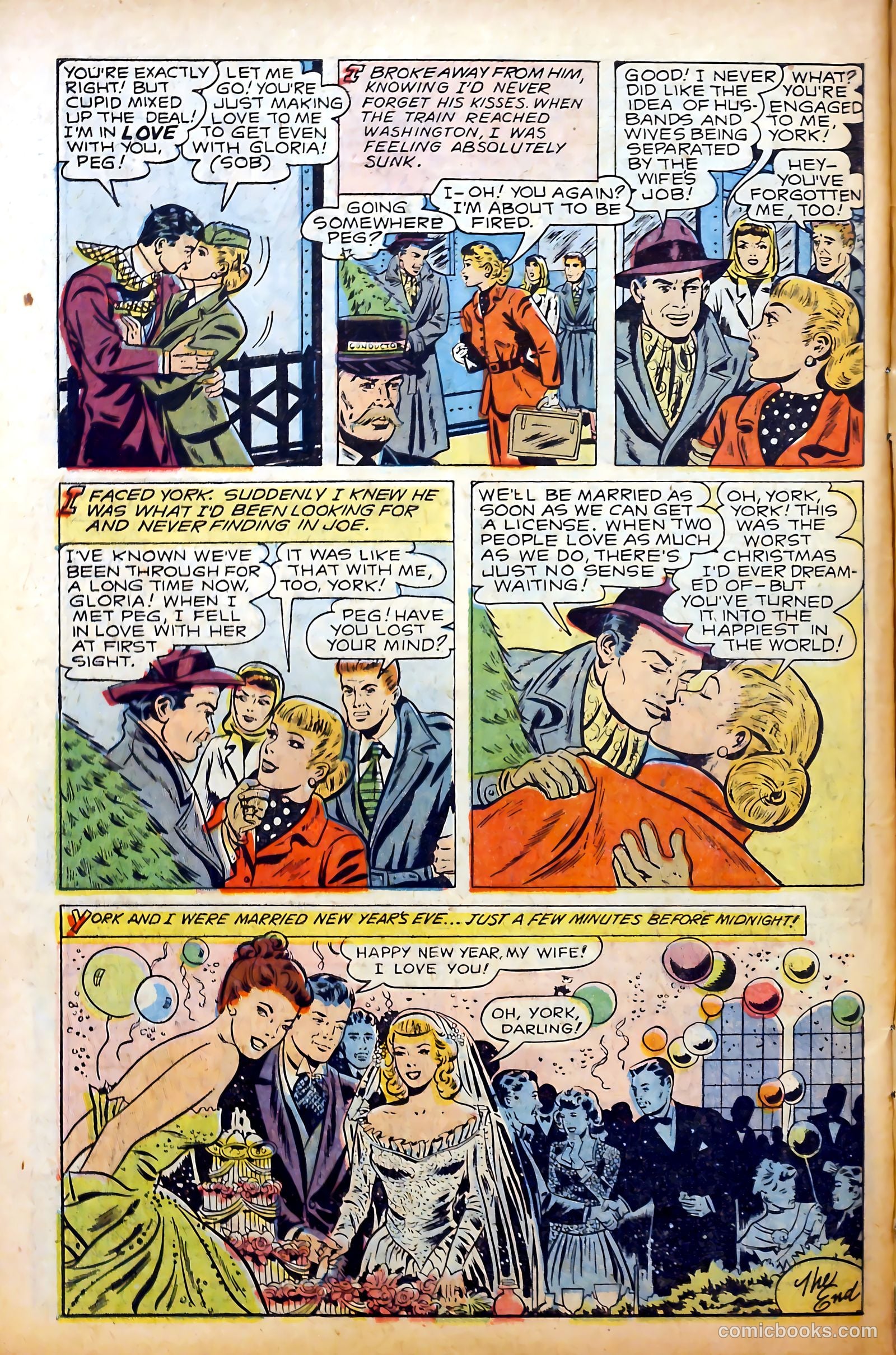 Glamorous Romances #78 (1954) — page 34 of 36