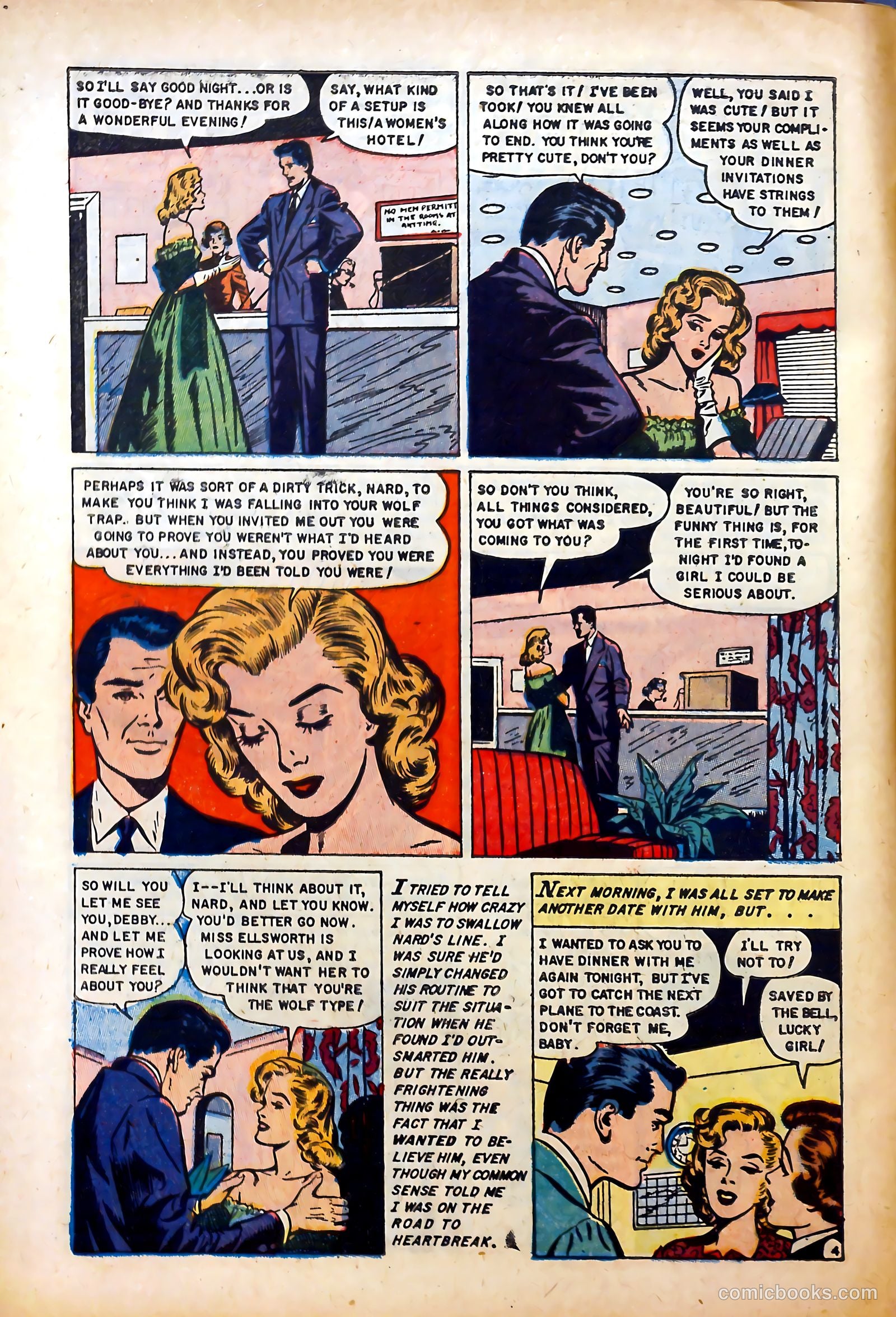 Glamorous Romances #79 (1954) — page 6 of 36