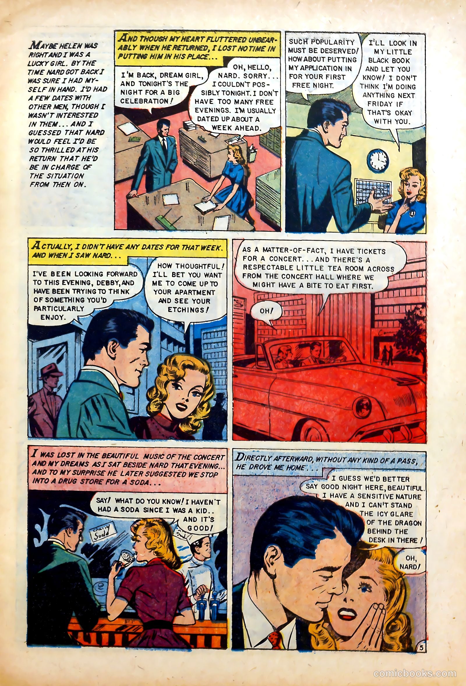 Glamorous Romances #79 (1954) — page 7 of 36