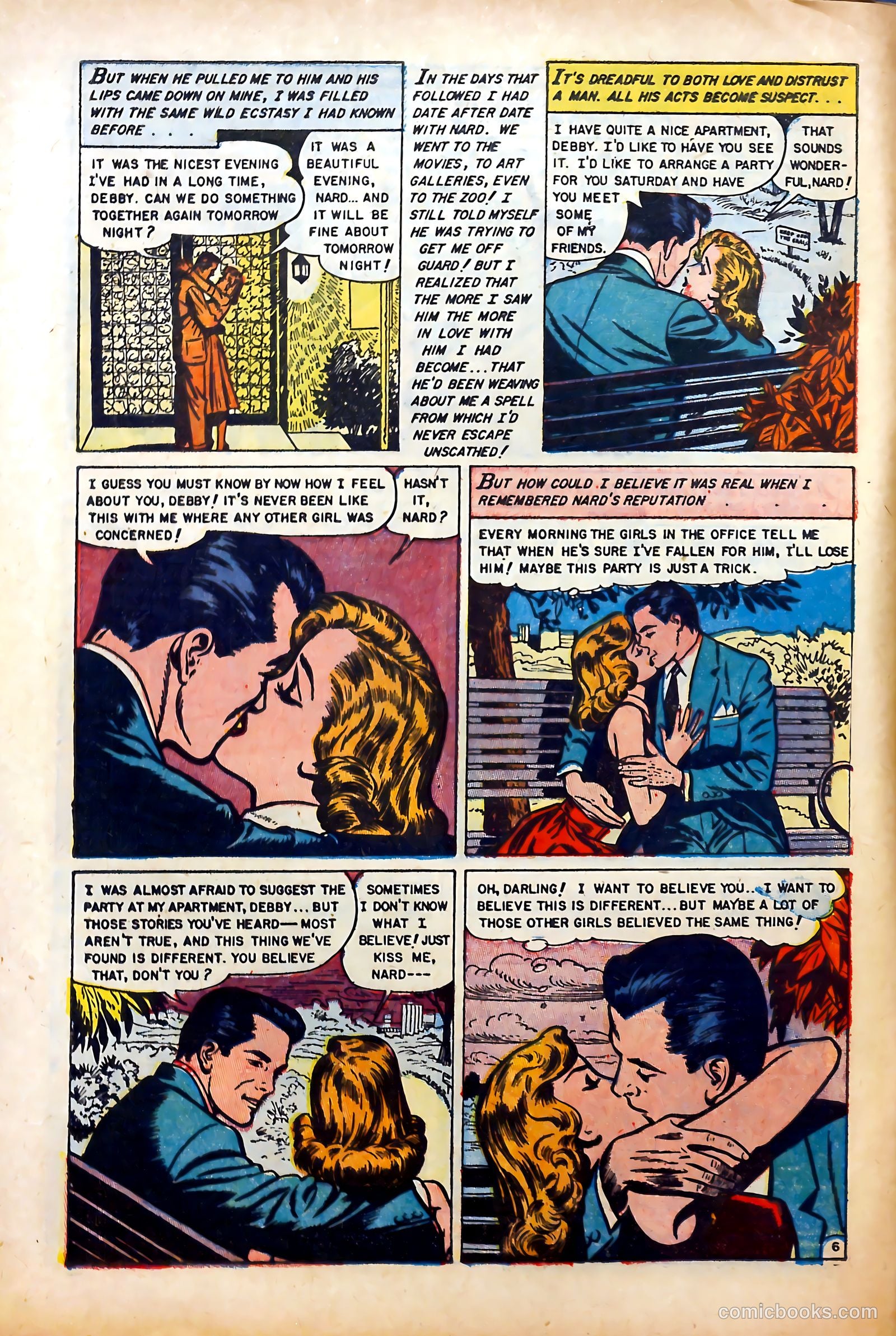 Glamorous Romances #79 (1954) — page 8 of 36