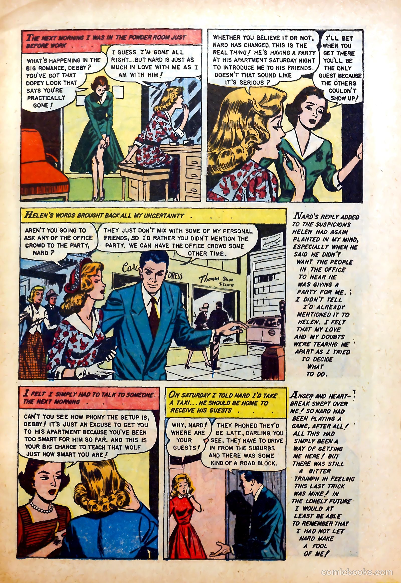 Glamorous Romances #79 (1954) — page 9 of 36