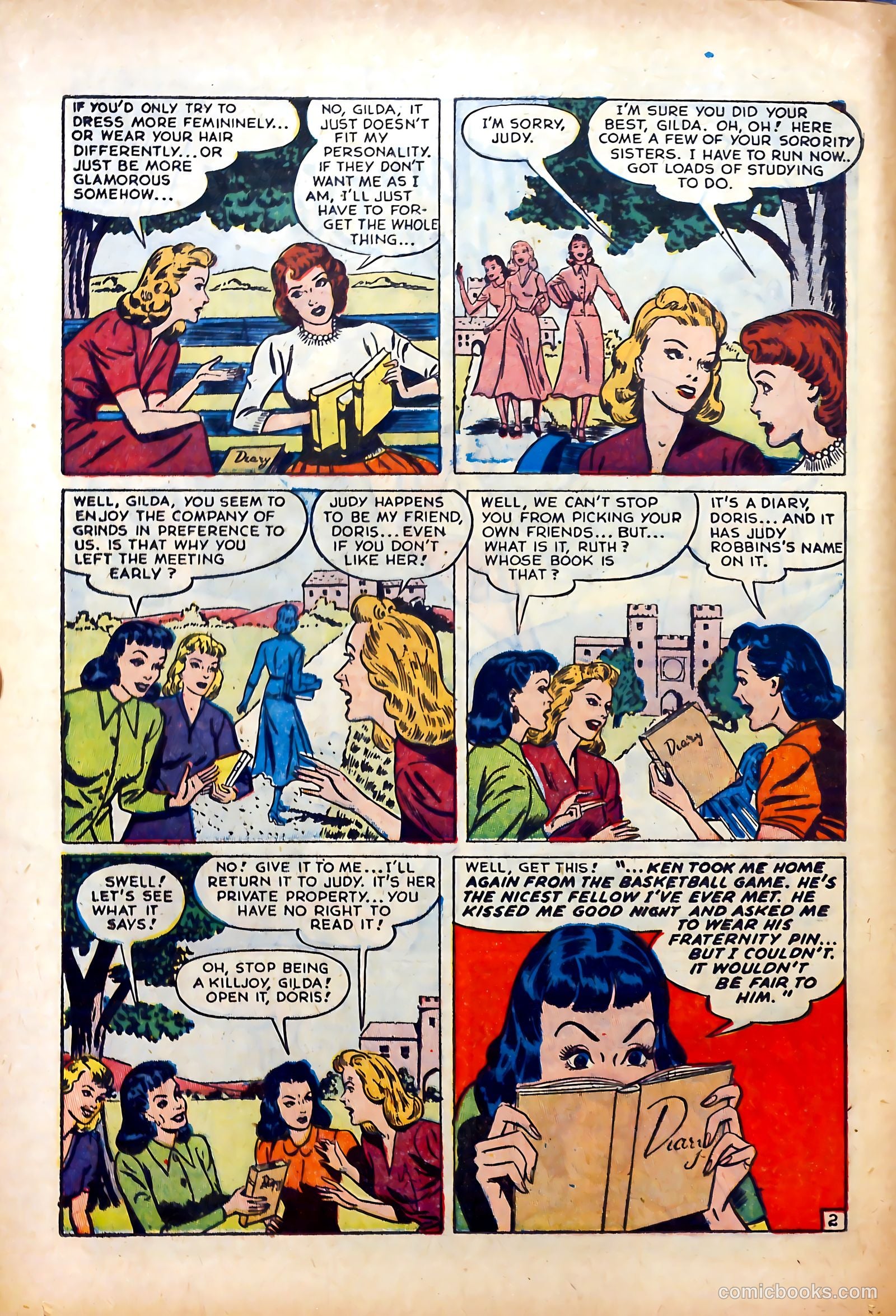 Glamorous Romances #79 (1954) — page 12 of 36