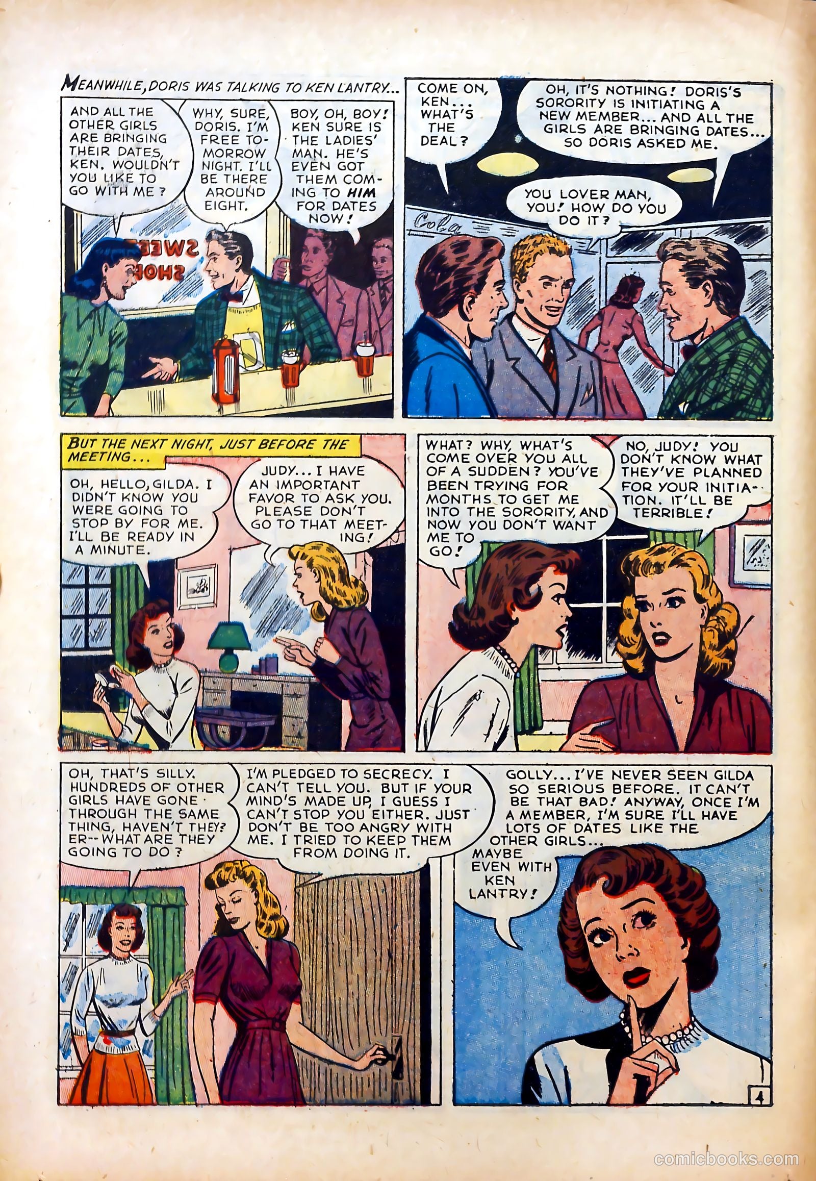 Glamorous Romances #79 (1954) — page 14 of 36