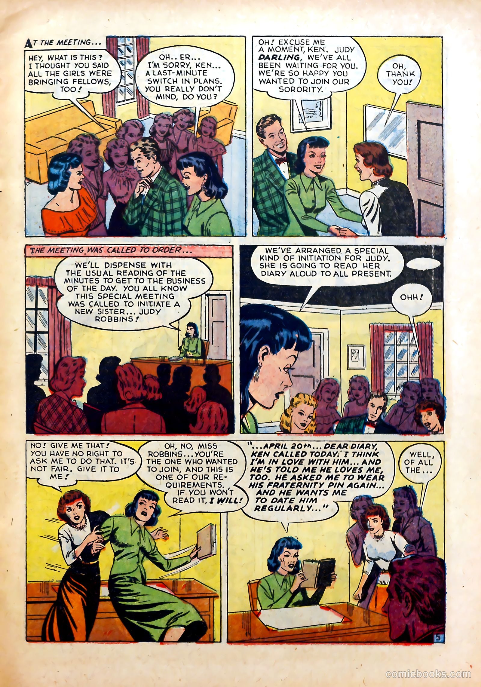 Glamorous Romances #79 (1954) — page 15 of 36