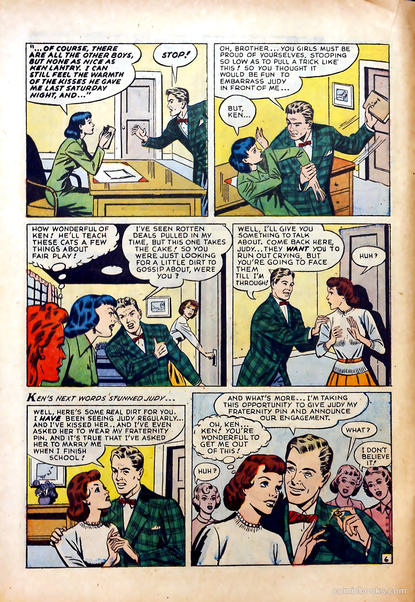 Glamorous Romances #79 (1954) — page 16 of 36