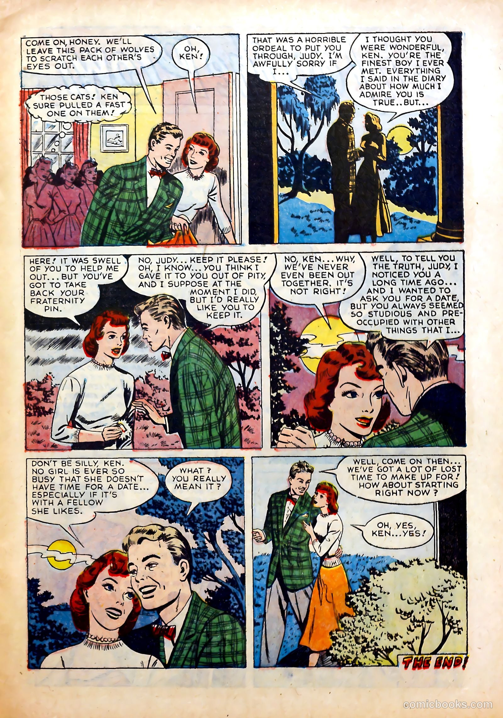 Glamorous Romances #79 (1954) — page 17 of 36