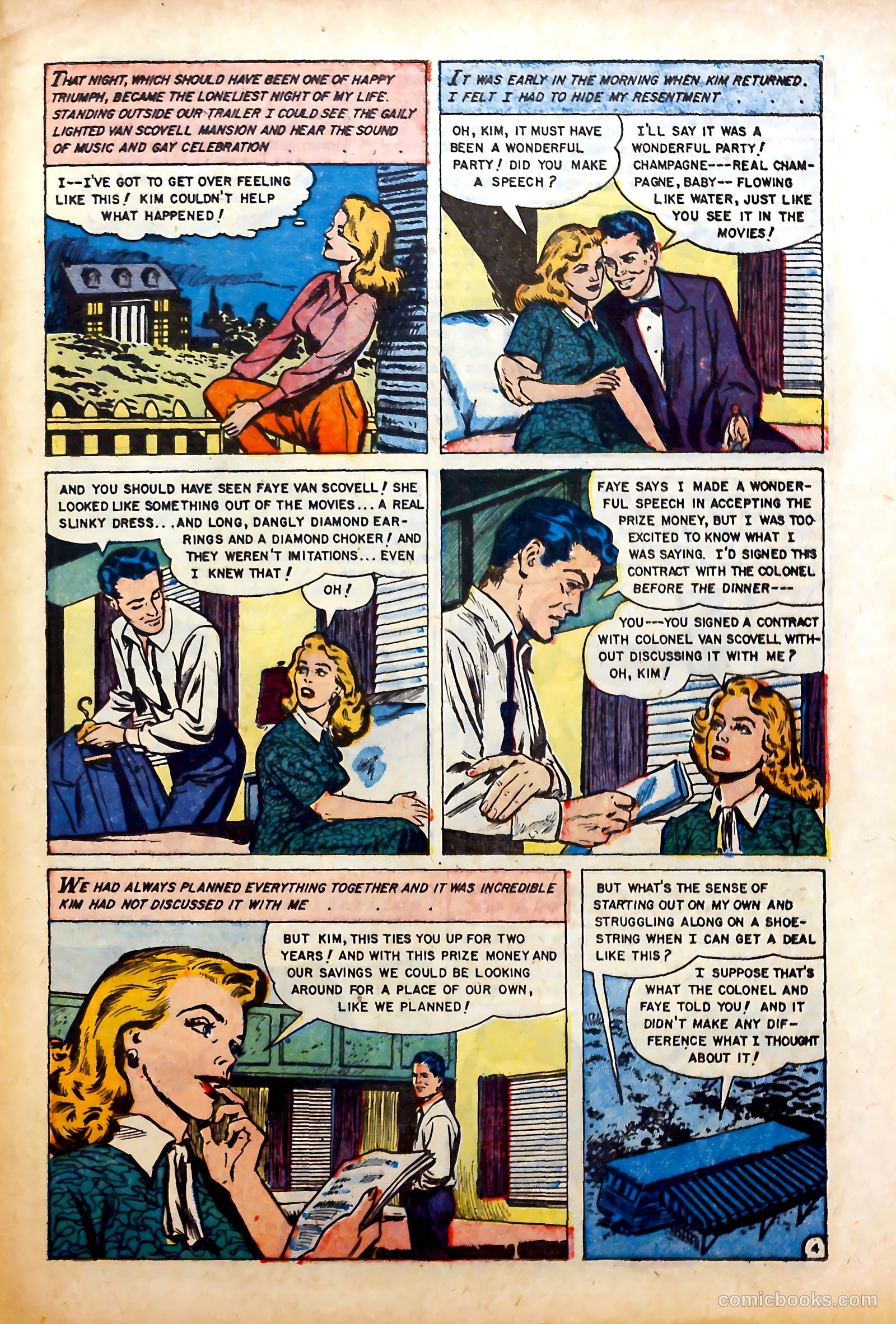Glamorous Romances #79 (1954) — page 21 of 36