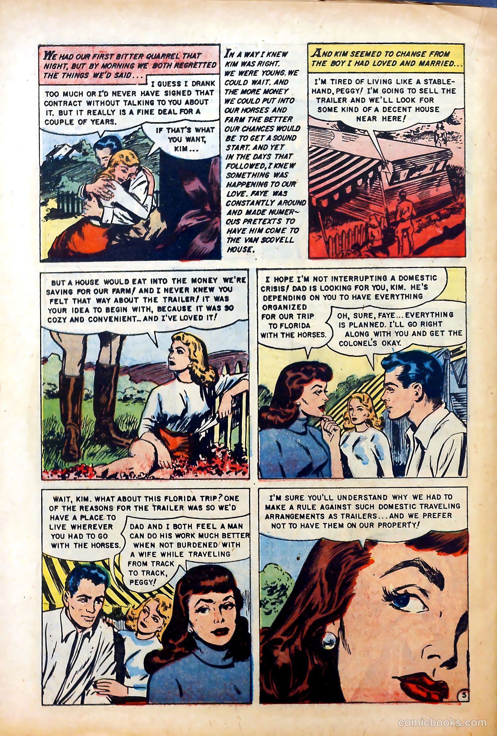 Glamorous Romances #79 (1954) — page 22 of 36