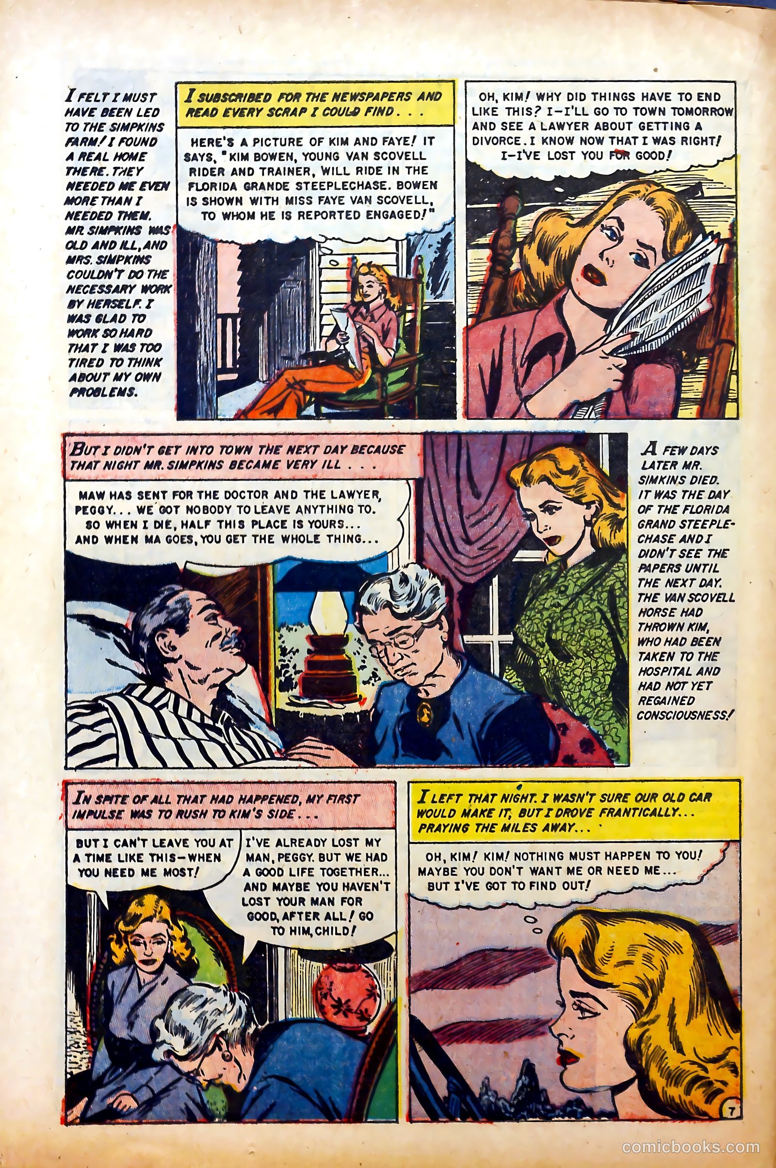 Glamorous Romances #79 (1954) — page 24 of 36
