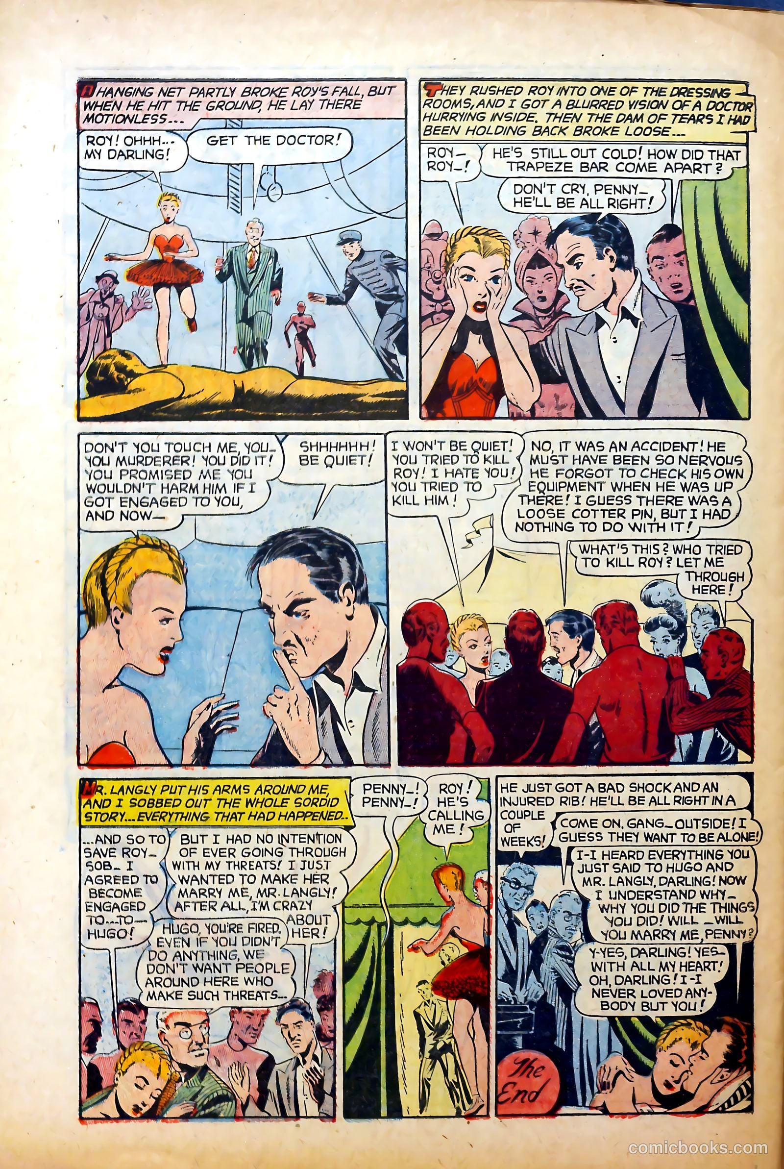Glamorous Romances #79 (1954) — page 34 of 36