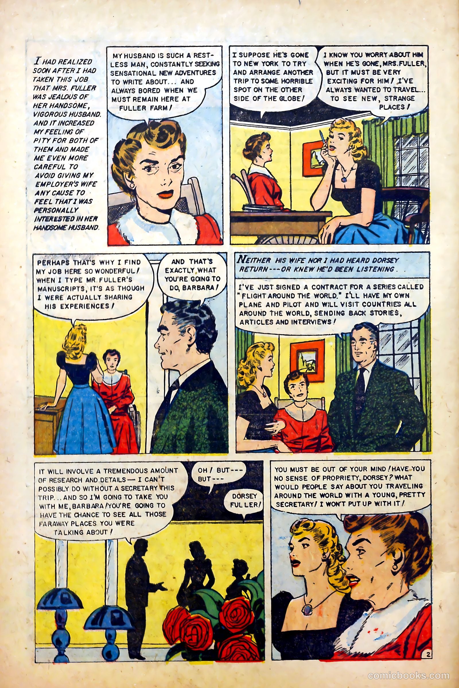 Glamorous Romances #80 (1955) — page 4 of 36