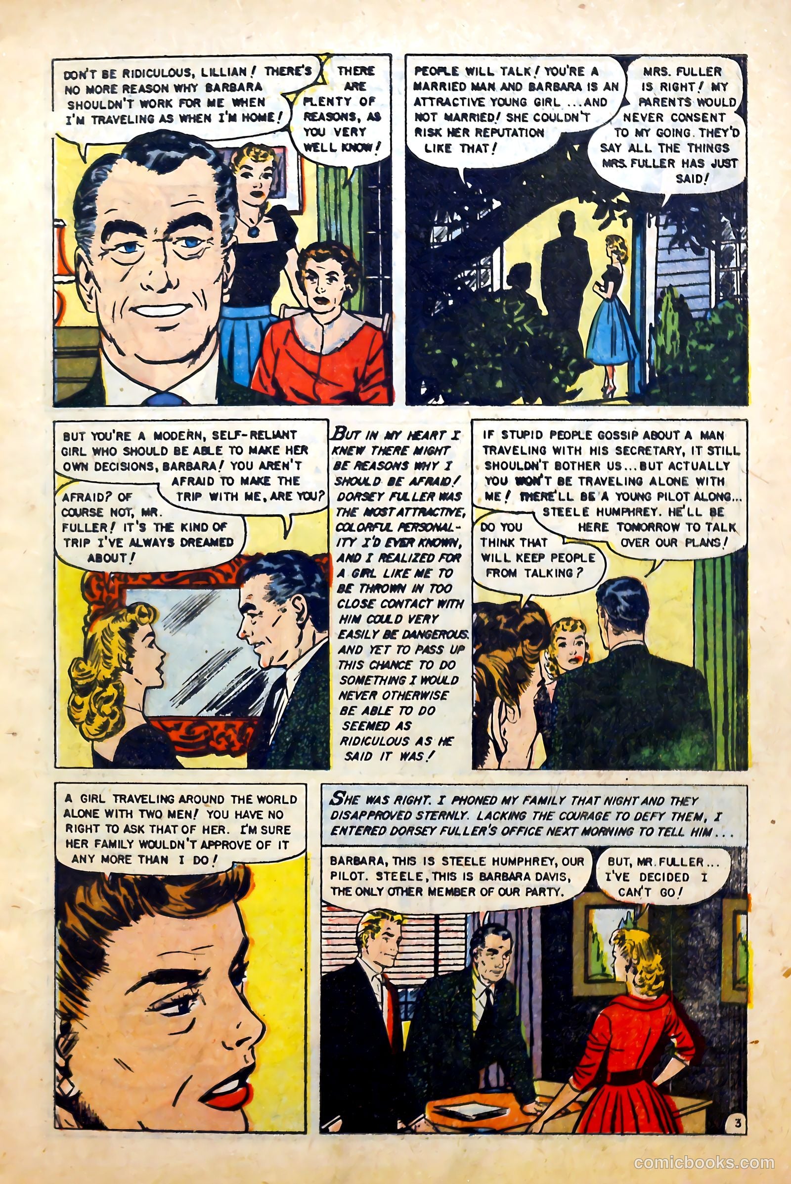 Glamorous Romances #80 (1955) — page 5 of 36