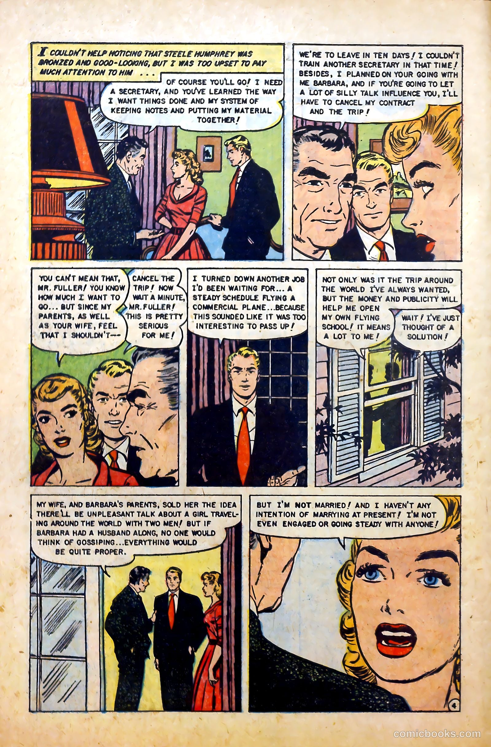 Glamorous Romances #80 (1955) — page 6 of 36