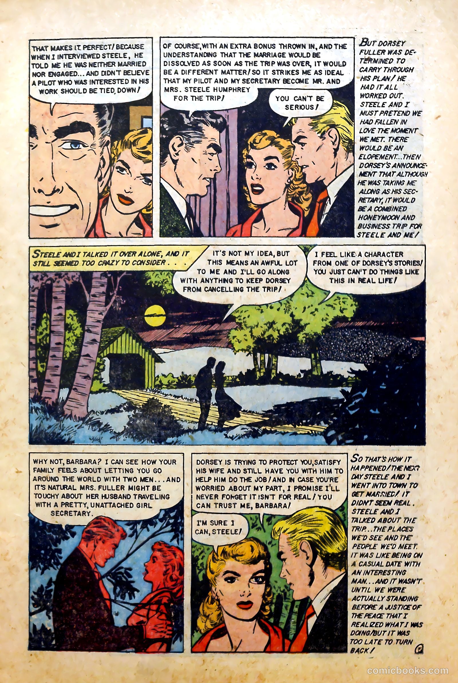 Glamorous Romances #80 (1955) — page 7 of 36