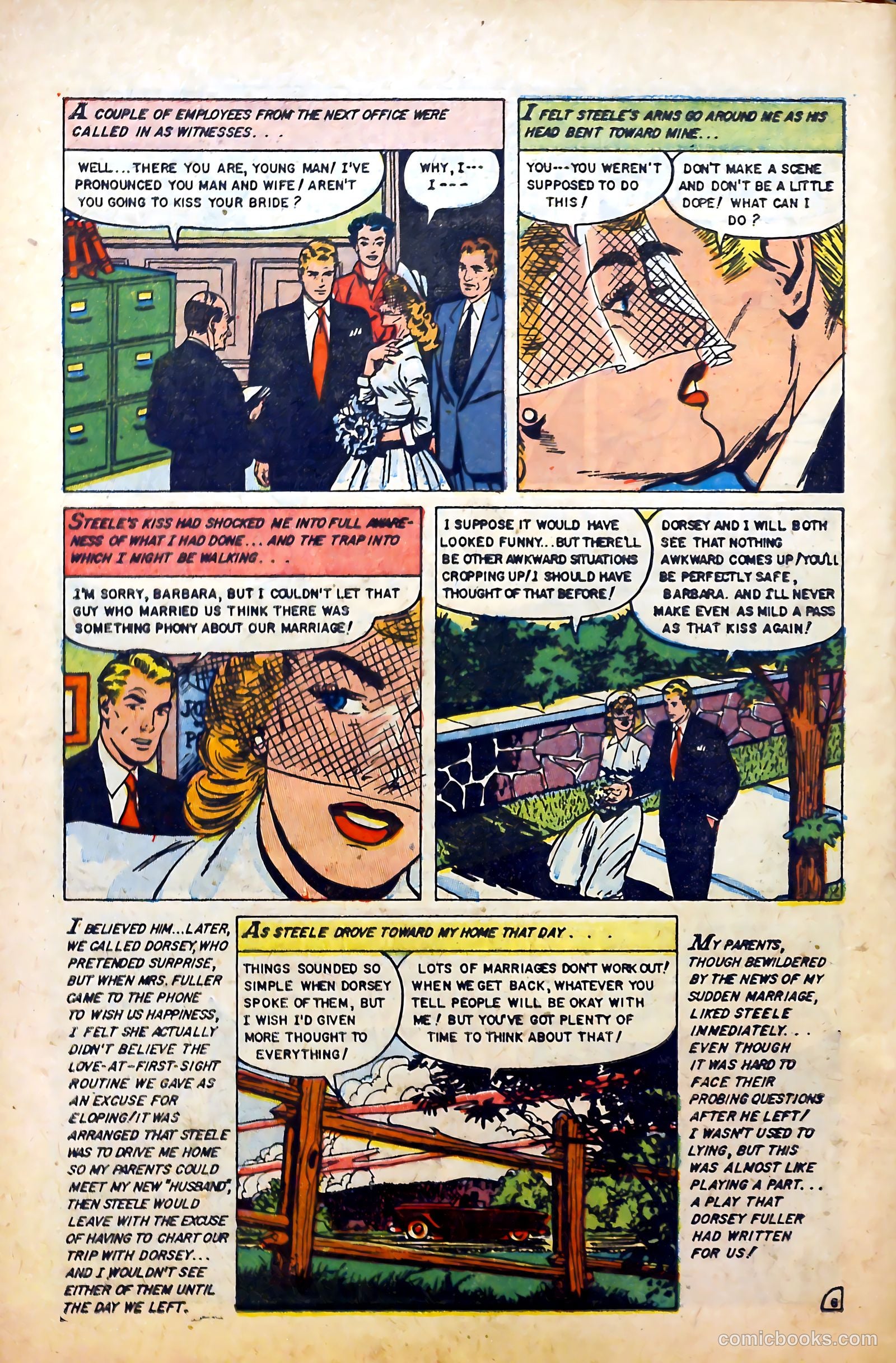 Glamorous Romances #80 (1955) — page 8 of 36