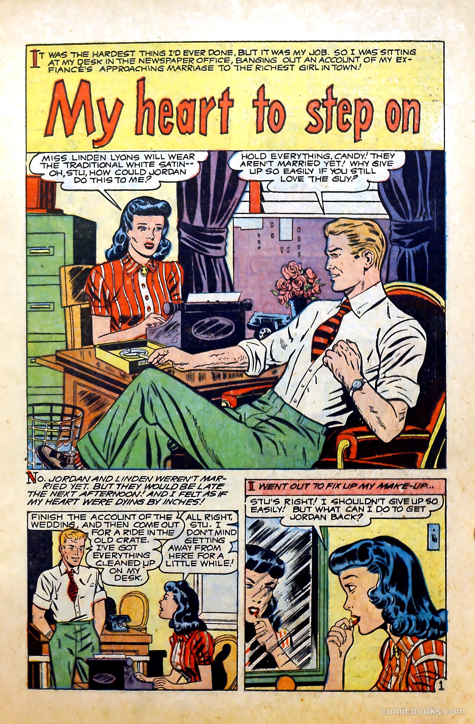 Glamorous Romances #80 (1955) — page 11 of 36