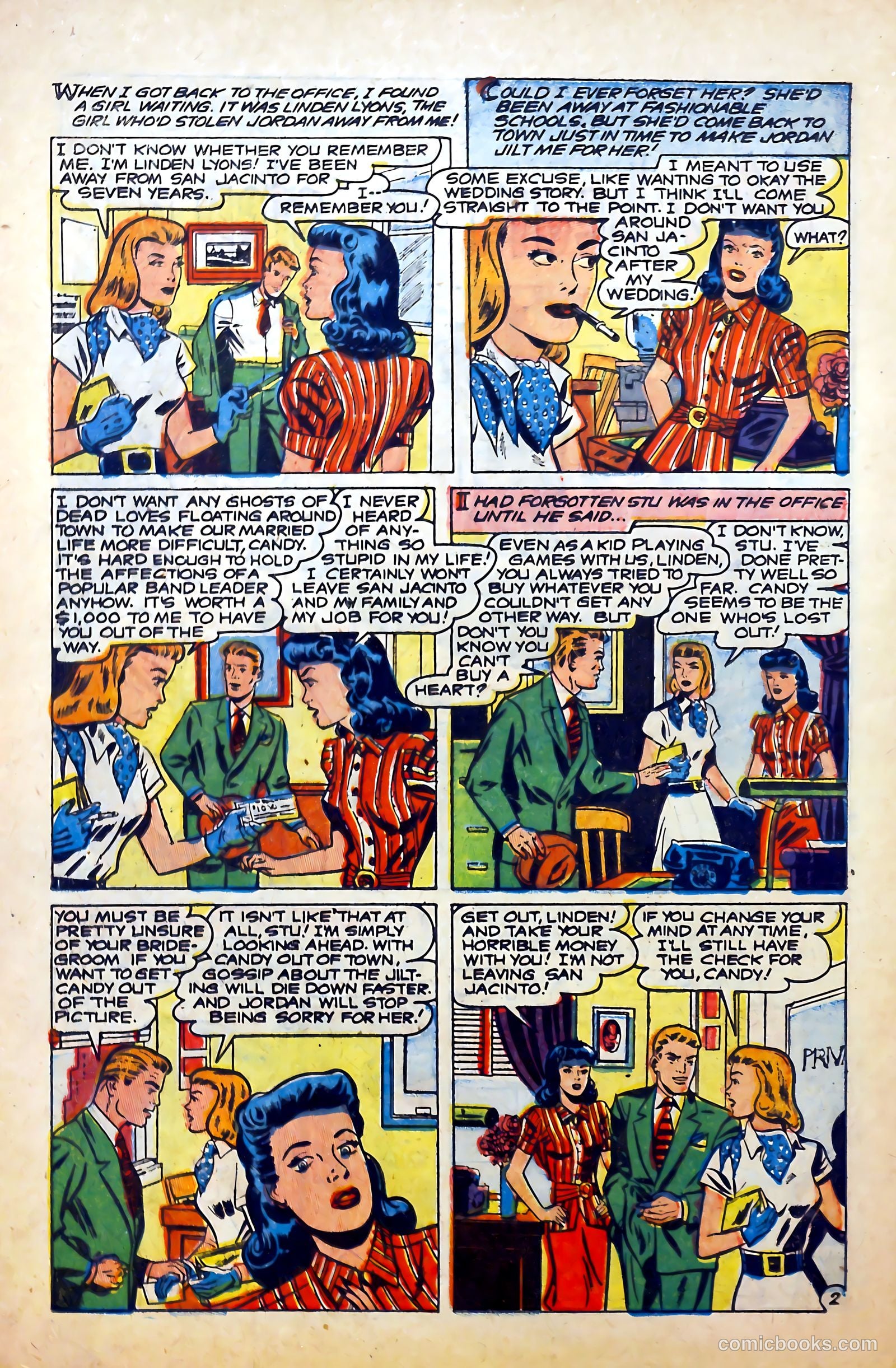 Glamorous Romances #80 (1955) — page 12 of 36