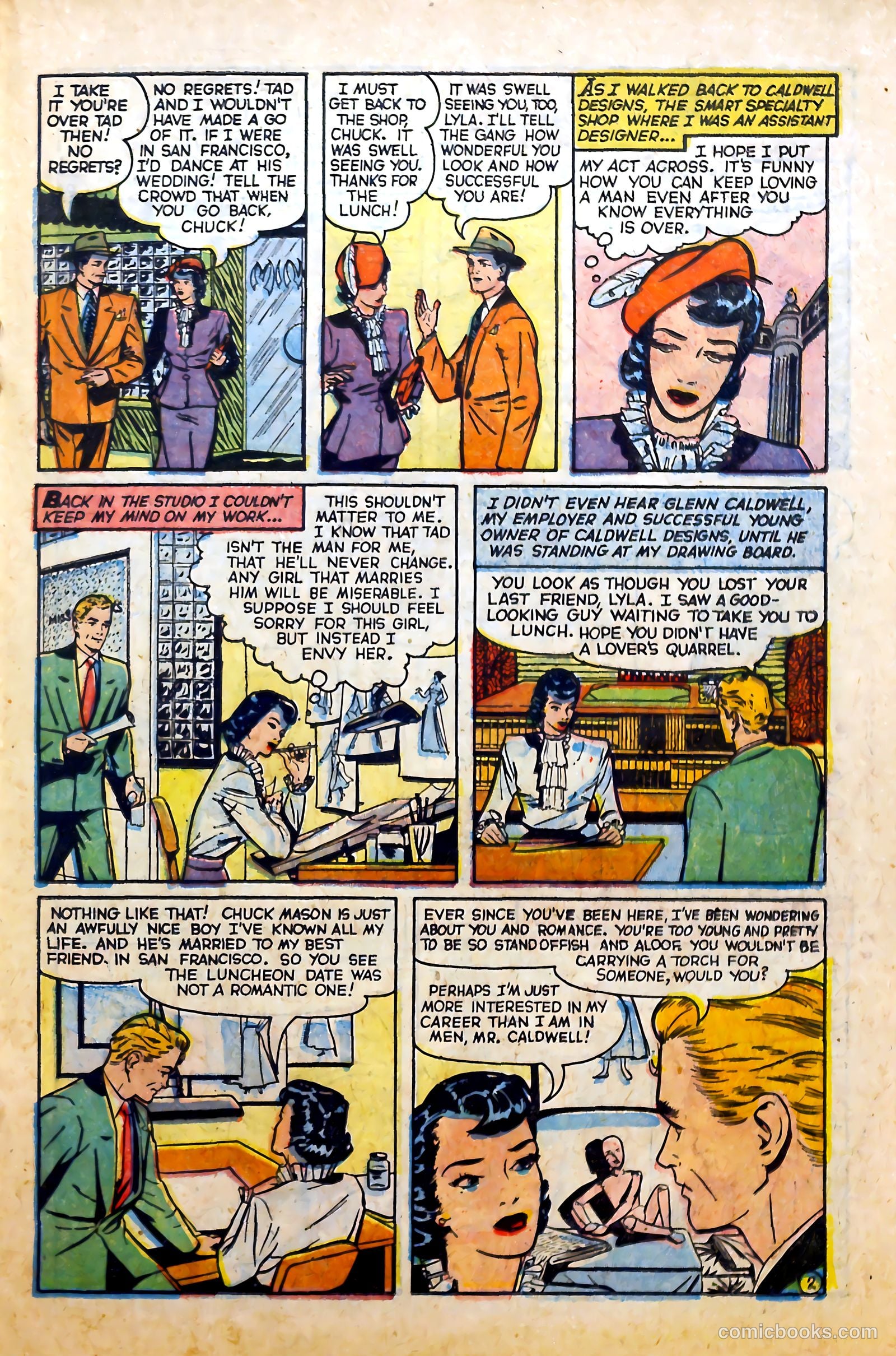 Glamorous Romances #80 (1955) — page 19 of 36