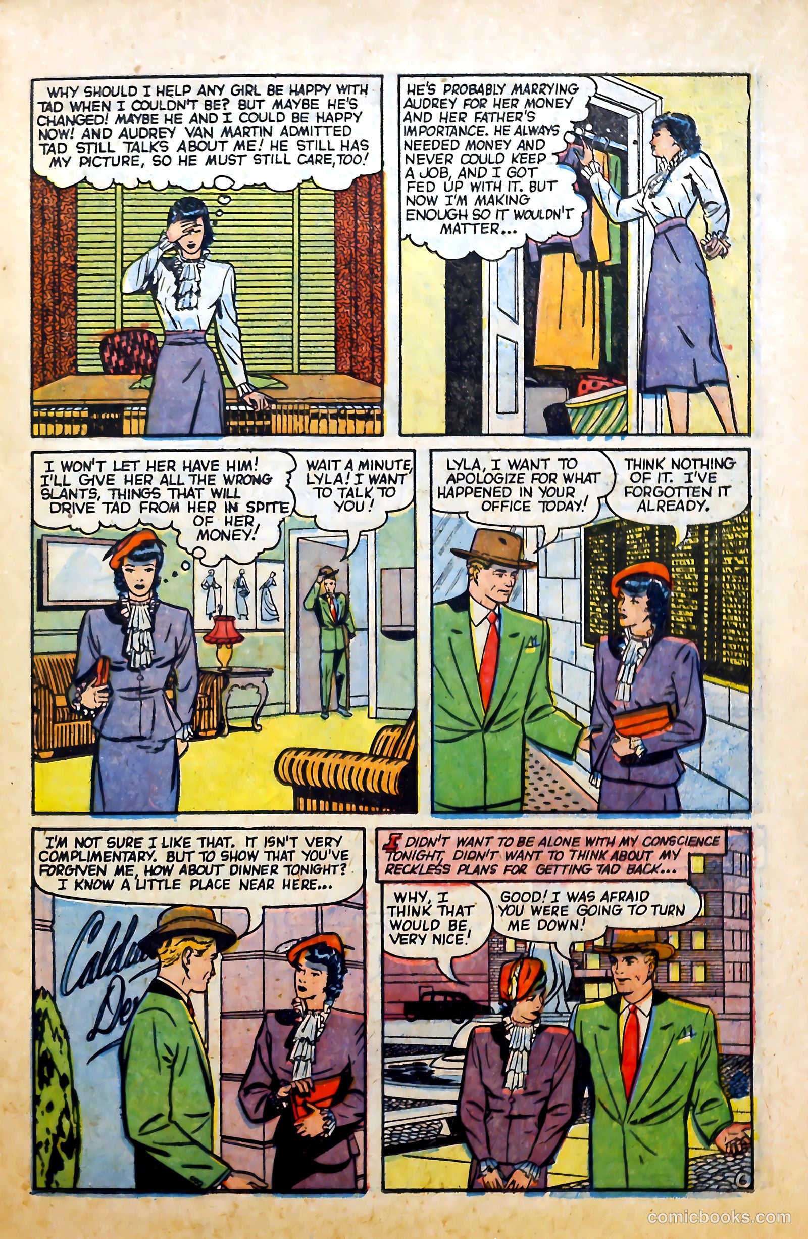 Glamorous Romances #80 (1955) — page 23 of 36