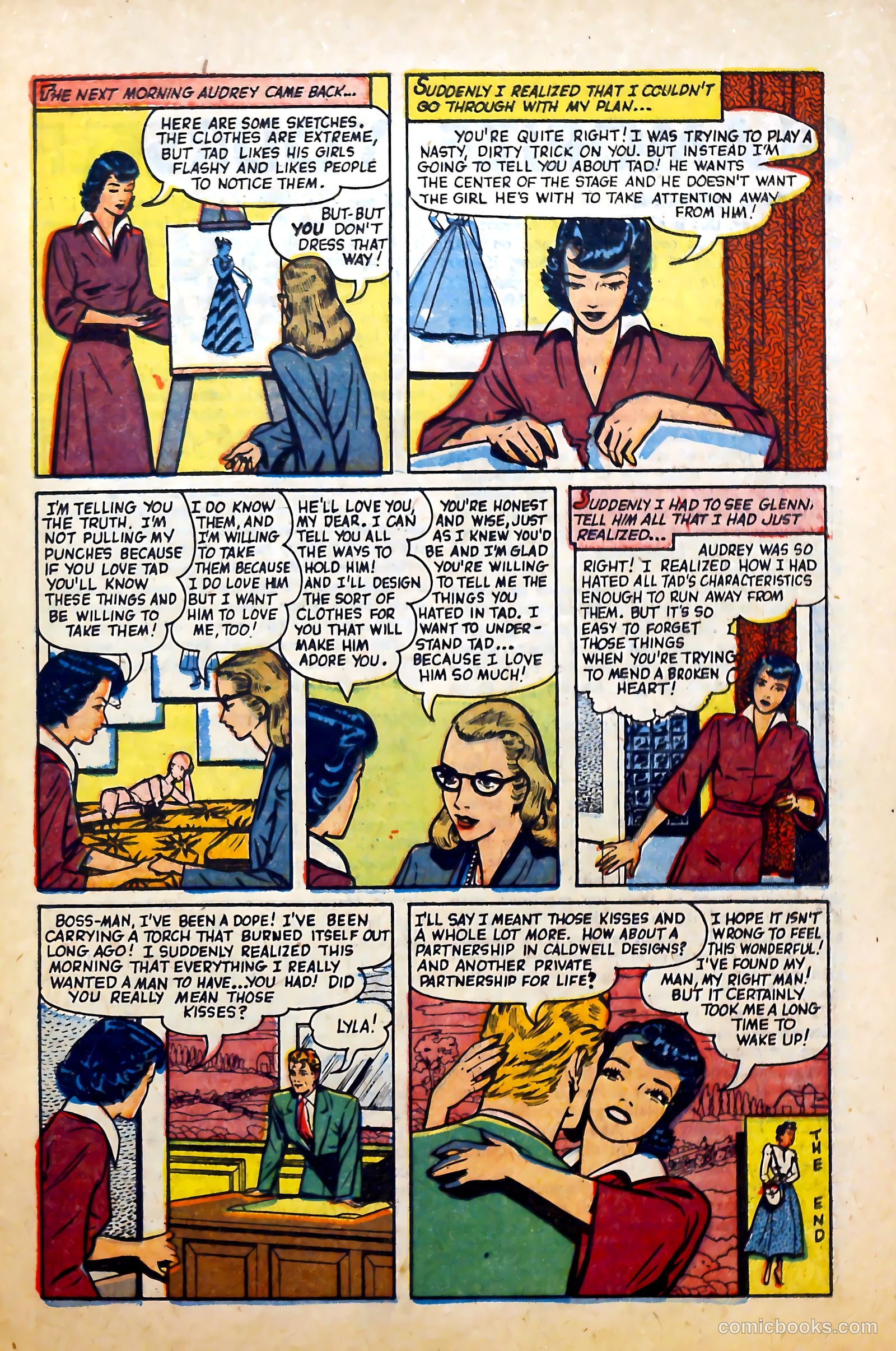 Glamorous Romances #80 (1955) — page 25 of 36
