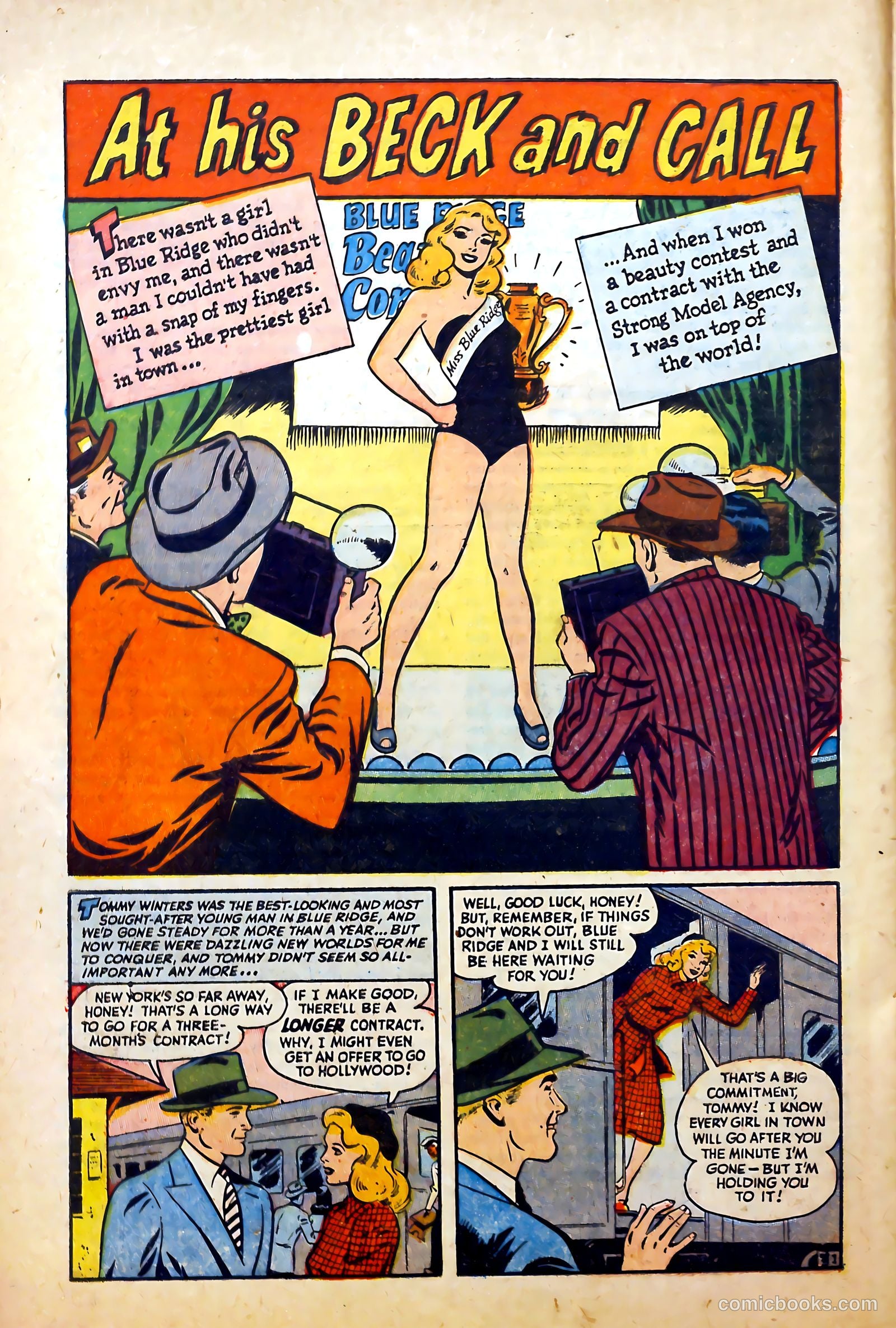 Glamorous Romances #80 (1955) — page 28 of 36