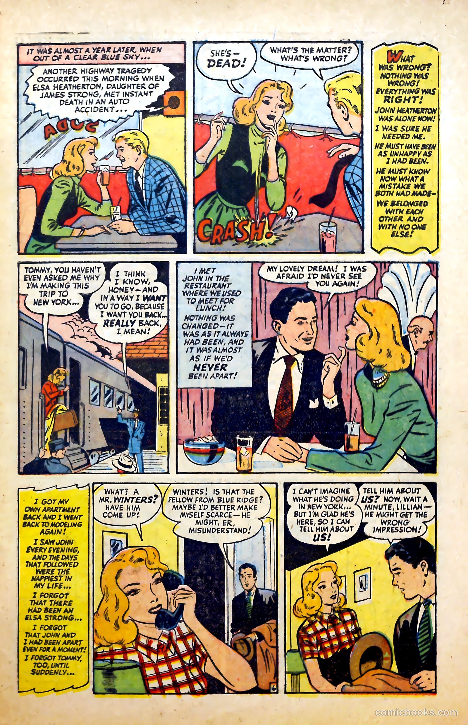 Glamorous Romances #80 (1955) — page 33 of 36