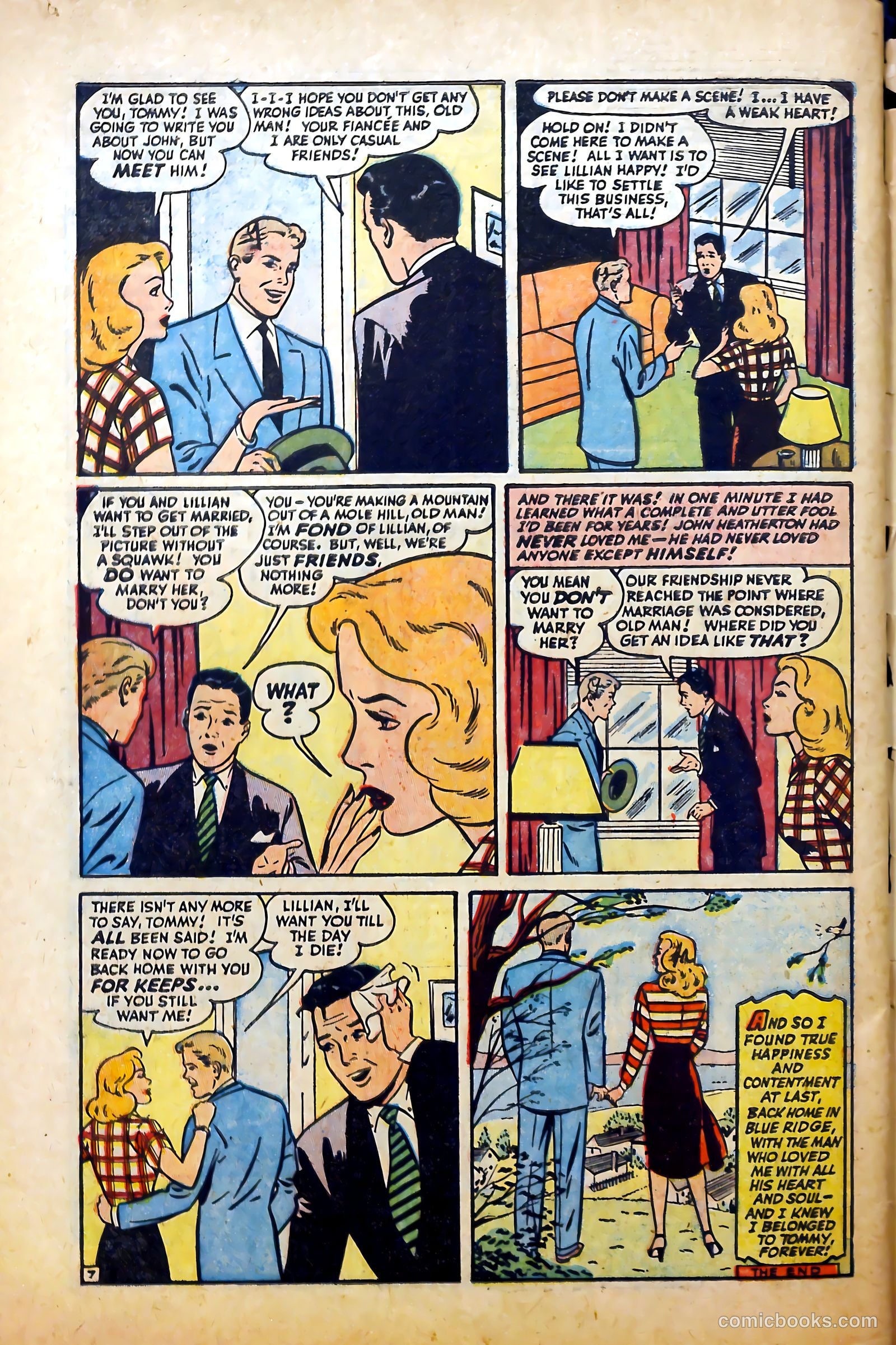 Glamorous Romances #80 (1955) — page 34 of 36