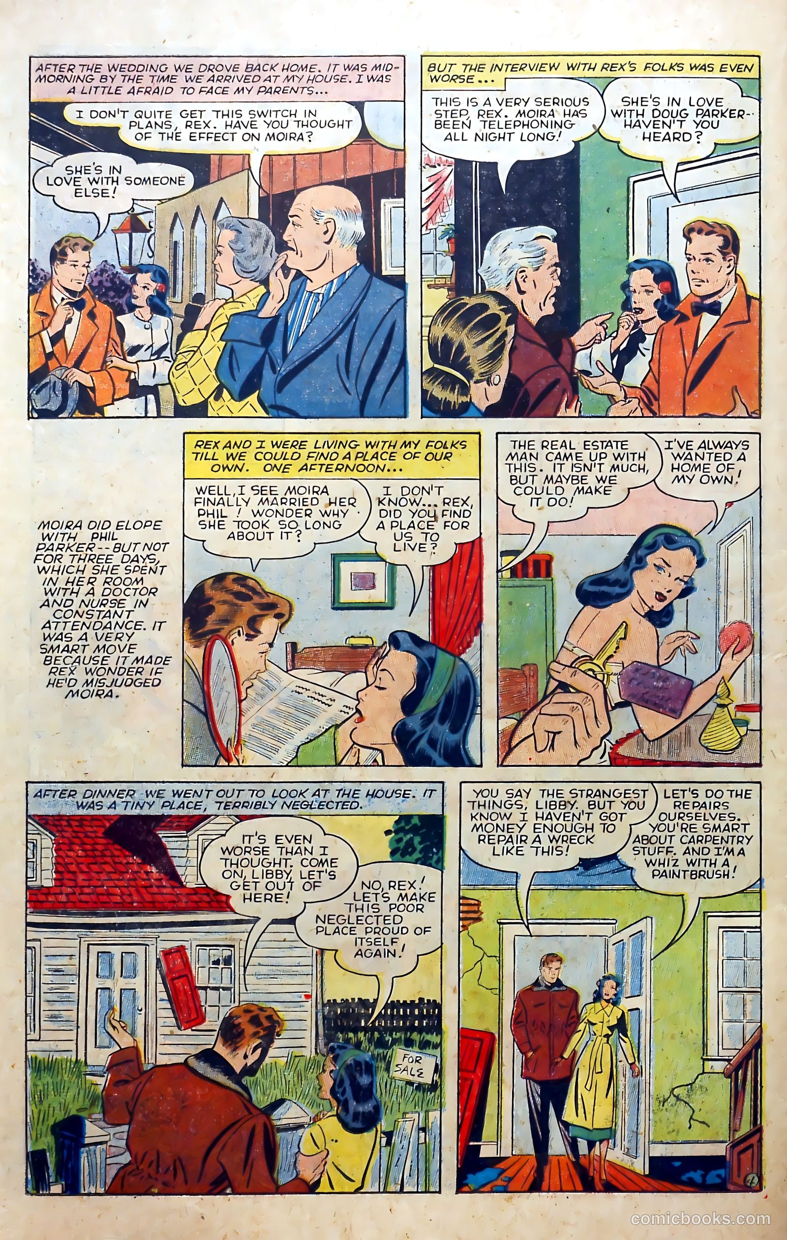 Glamorous Romances #81 (1955) — page 14 of 36