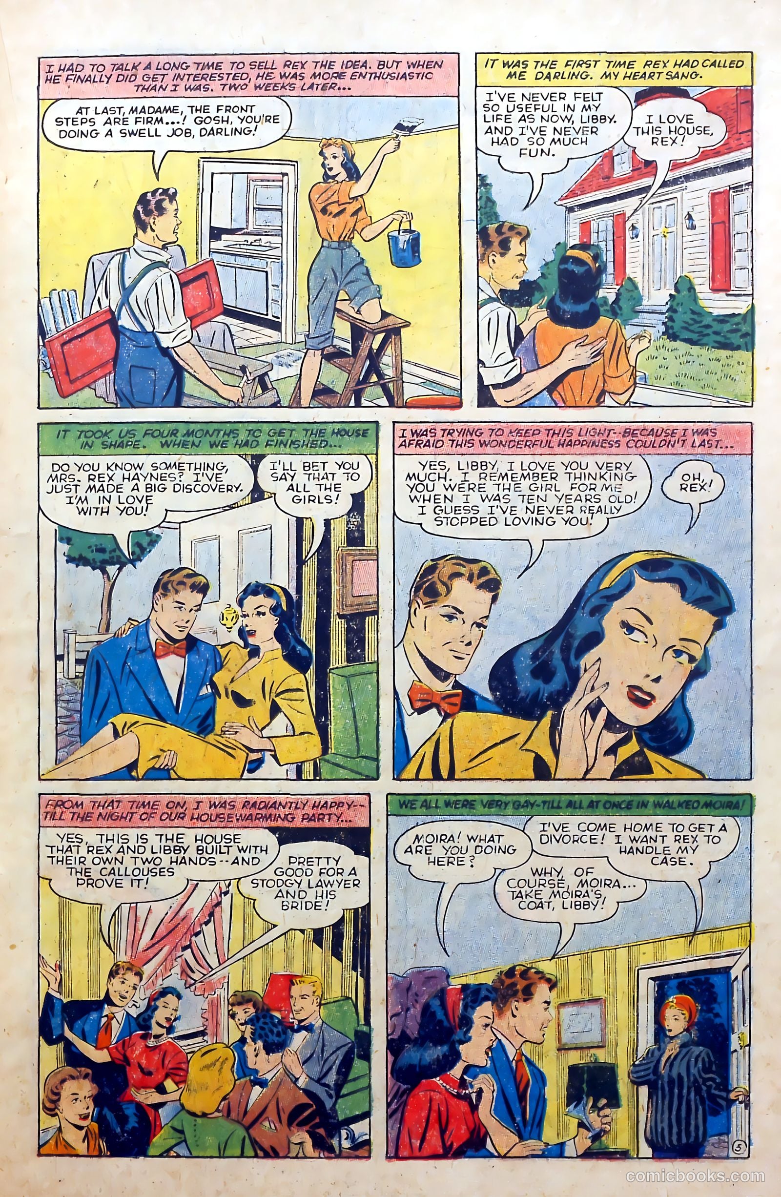 Glamorous Romances #81 (1955) — page 15 of 36