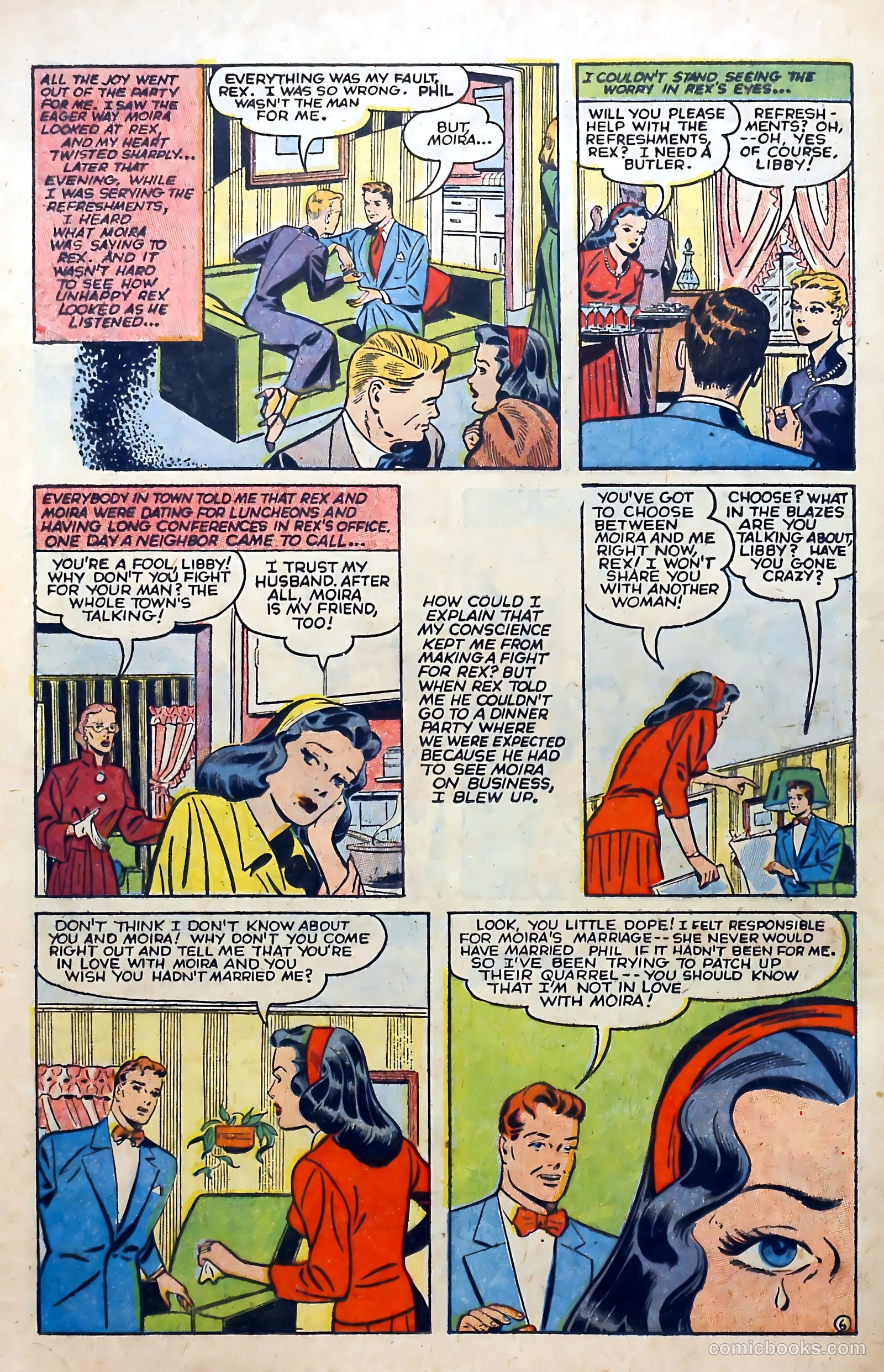 Glamorous Romances #81 (1955) — page 16 of 36