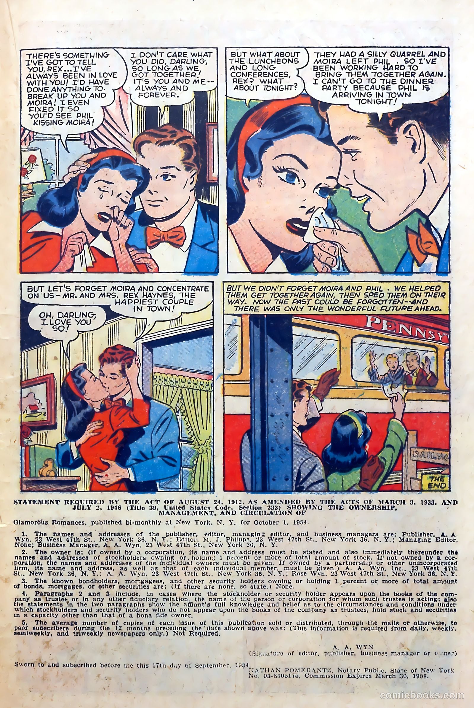Glamorous Romances #81 (1955) — page 17 of 36