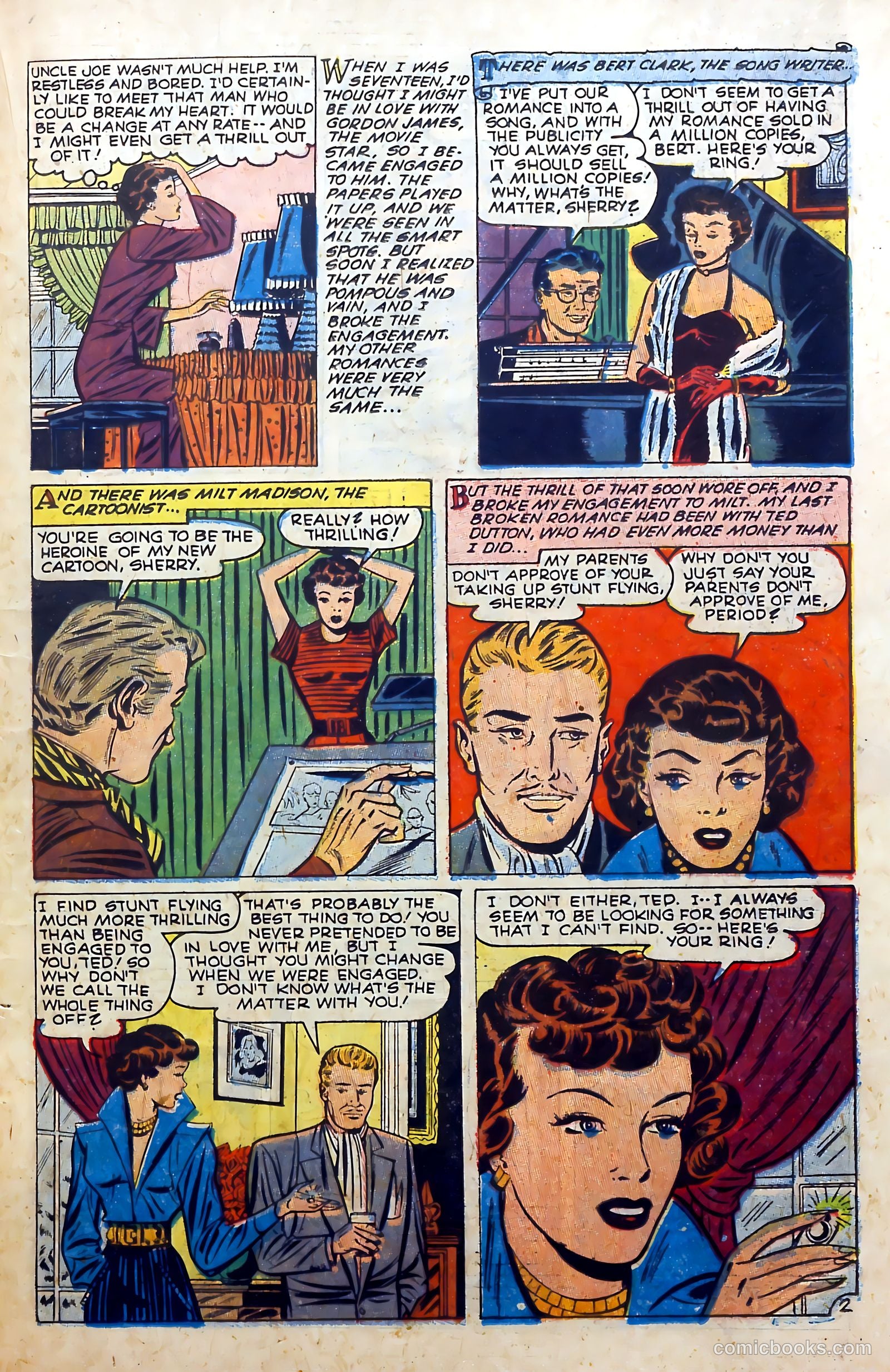 Glamorous Romances #81 (1955) — page 19 of 36
