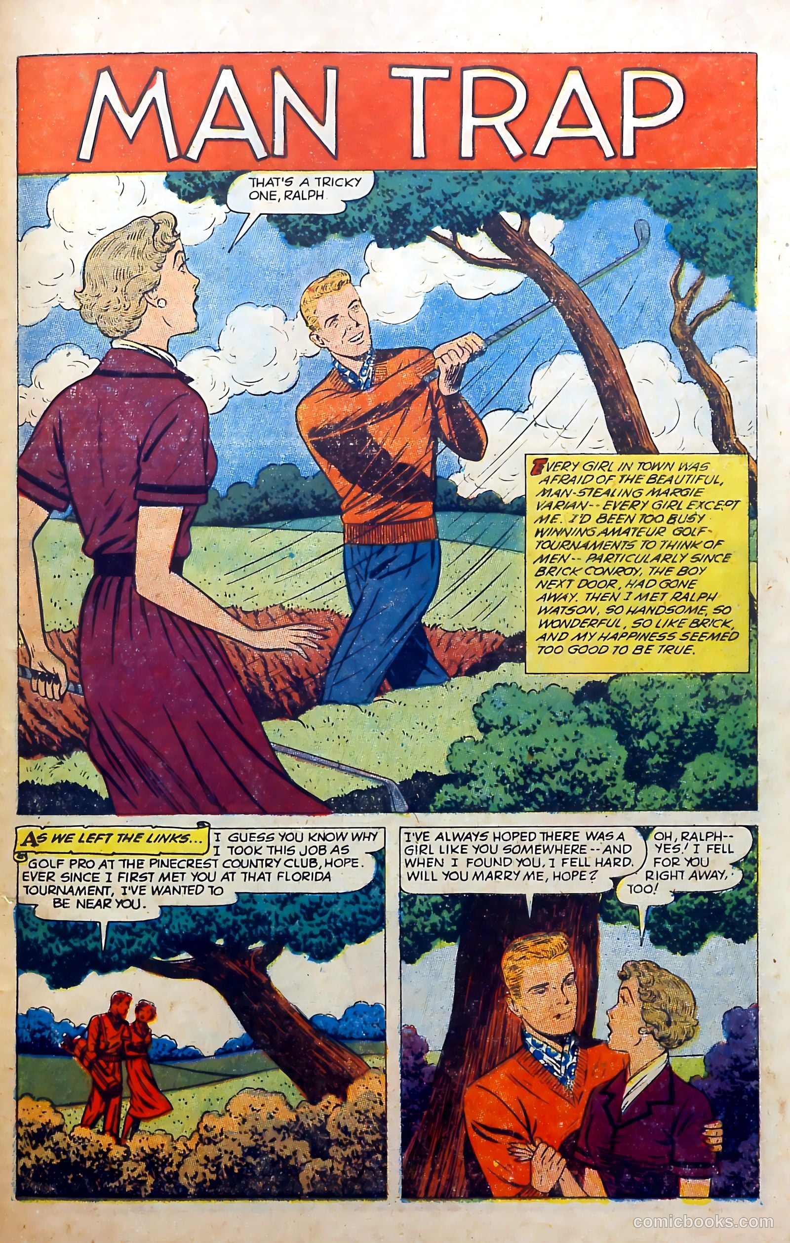 Glamorous Romances #81 (1955) — page 27 of 36