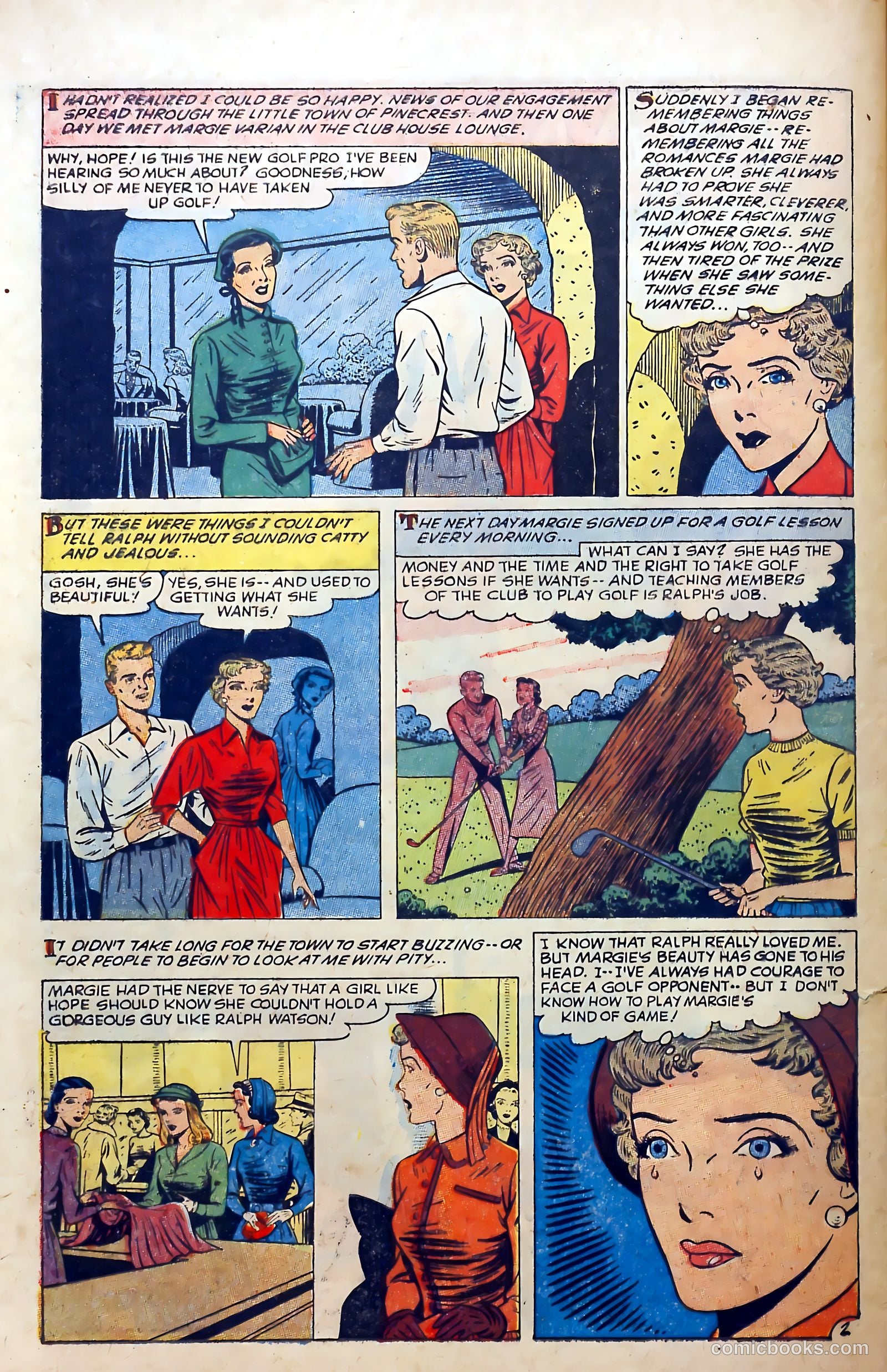 Glamorous Romances #81 (1955) — page 28 of 36