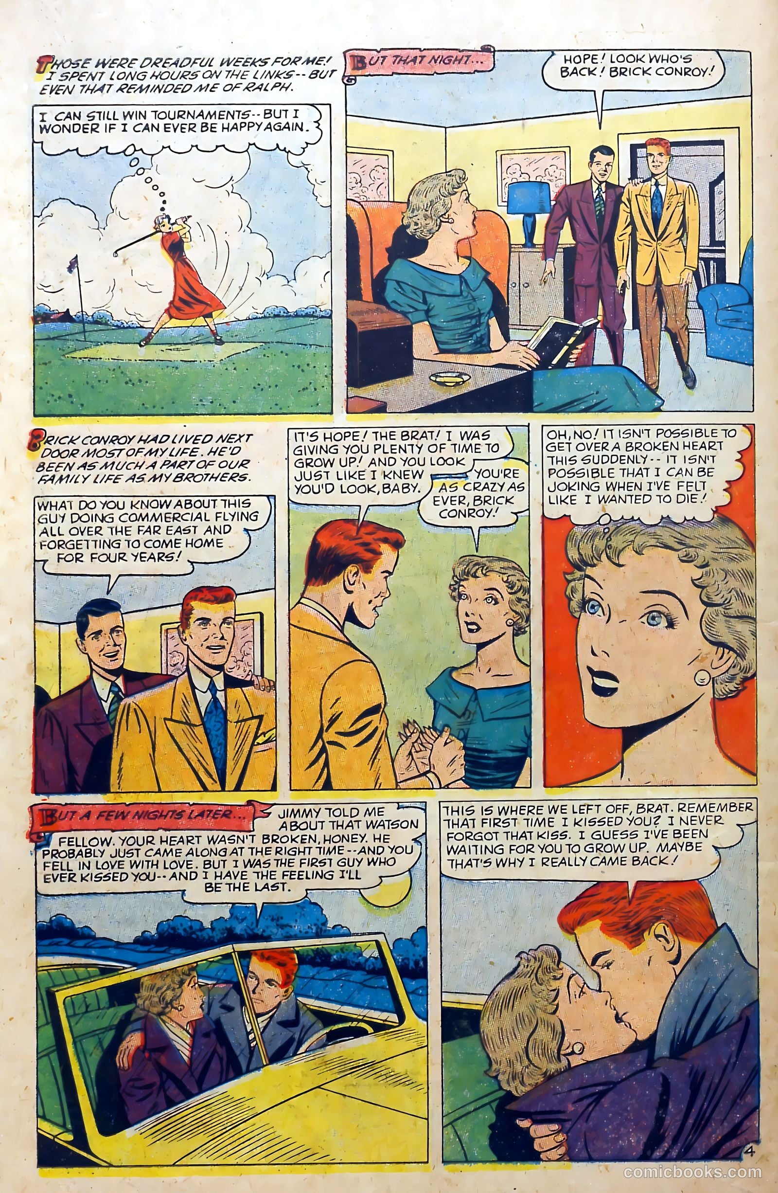 Glamorous Romances #81 (1955) — page 30 of 36