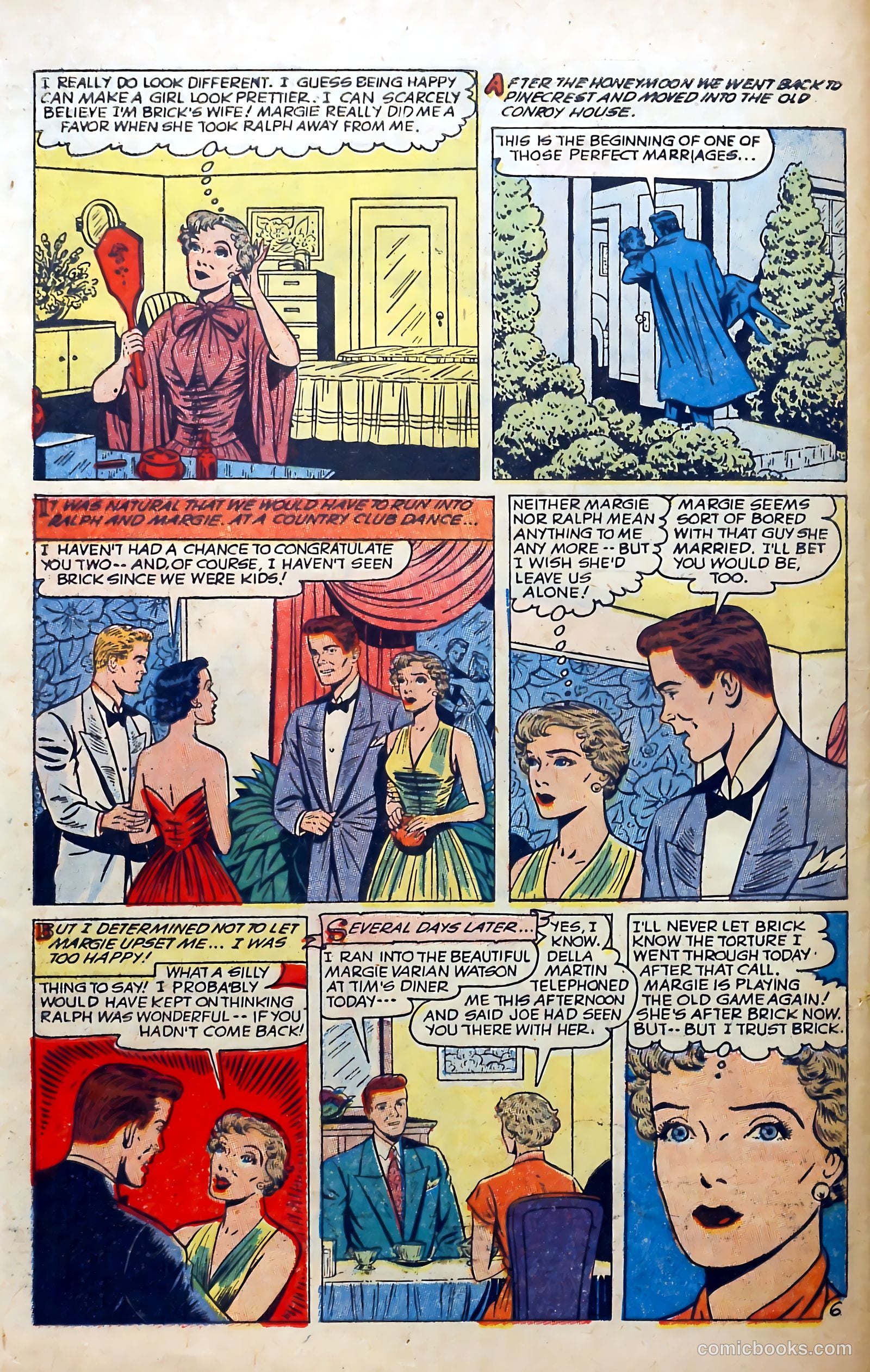 Glamorous Romances #81 (1955) — page 32 of 36