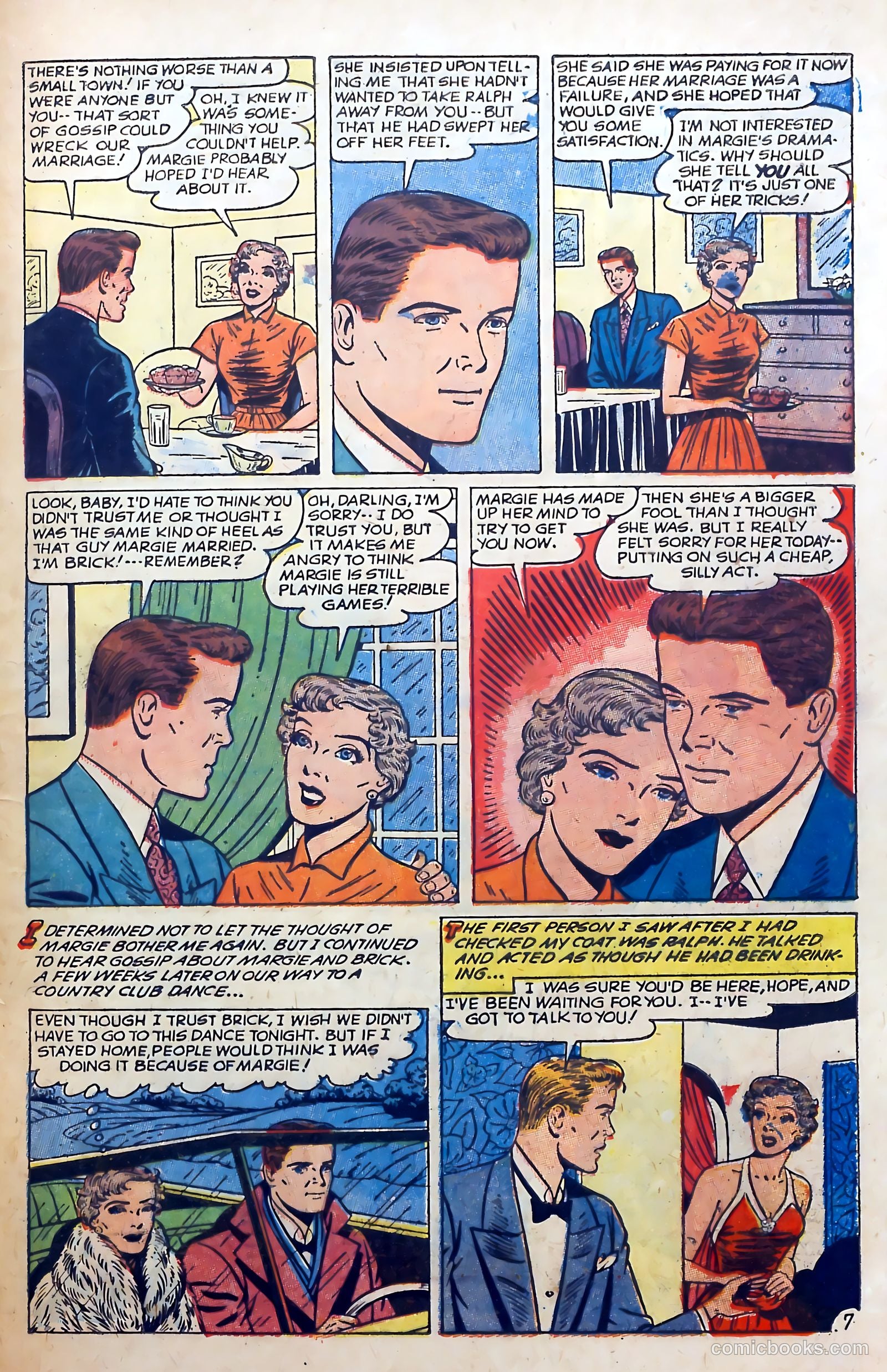 Glamorous Romances #81 (1955) — page 33 of 36