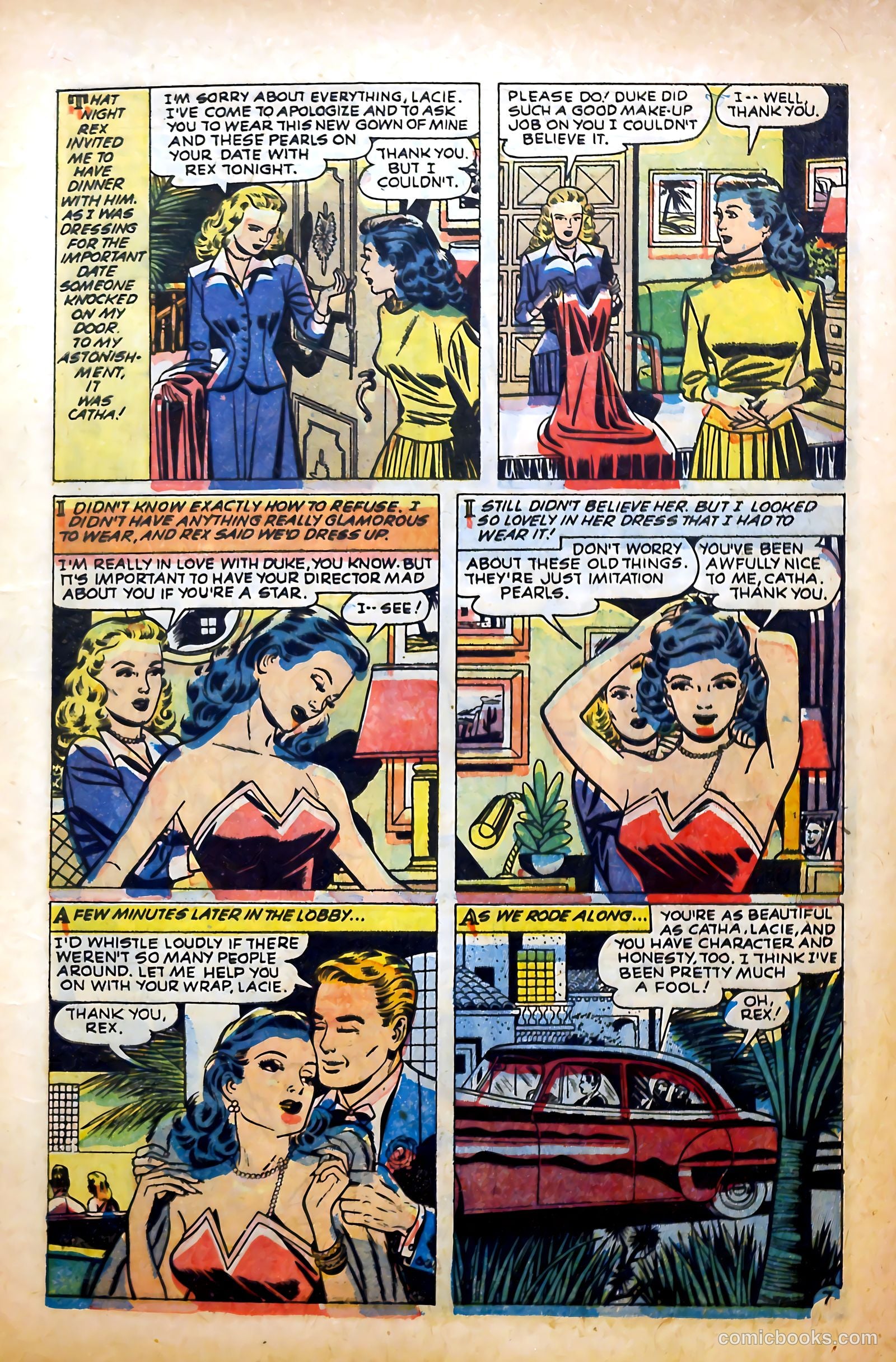 Glamorous Romances #82 (1955) — page 9 of 37