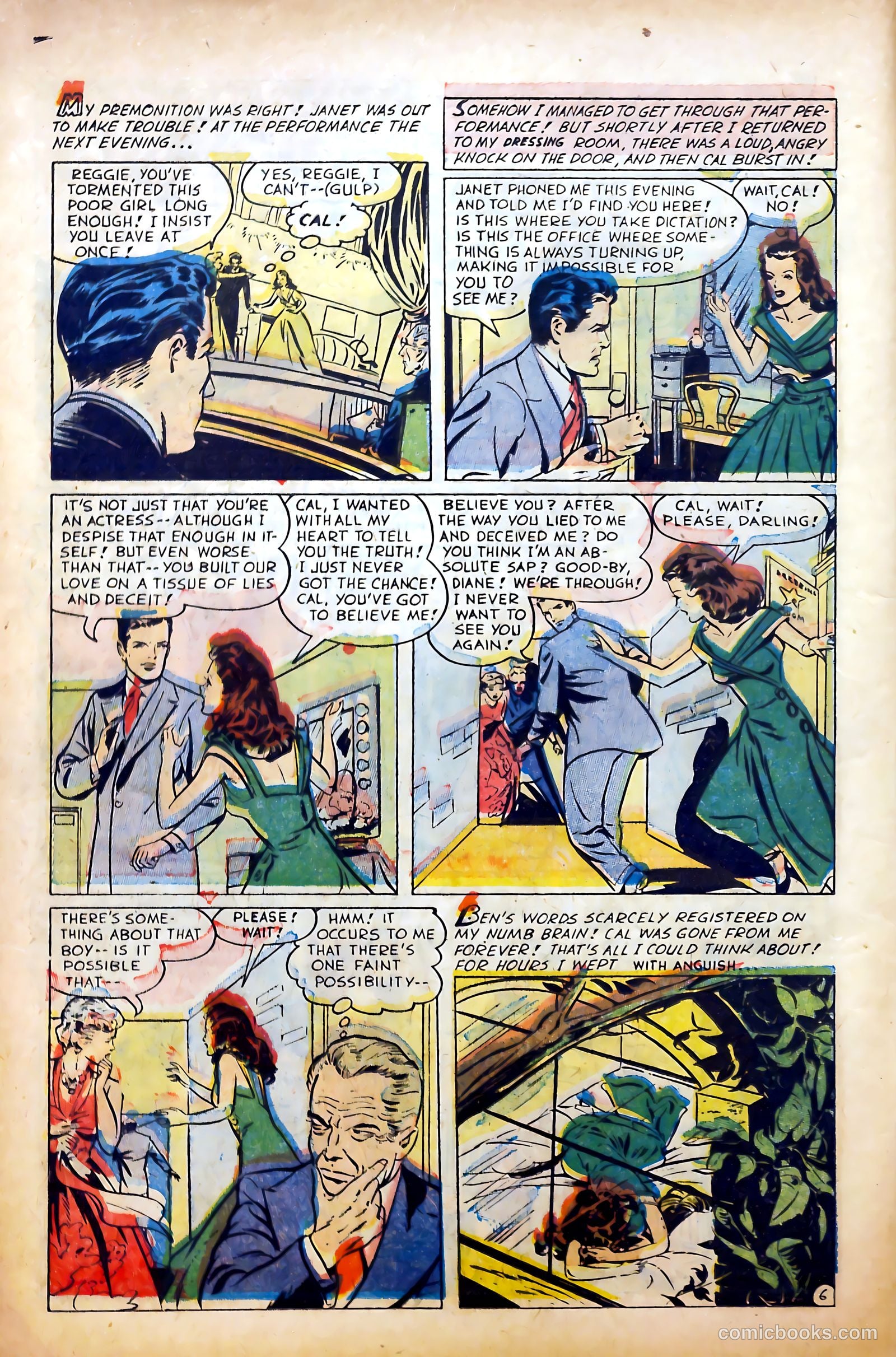 Glamorous Romances #82 (1955) — page 16 of 37