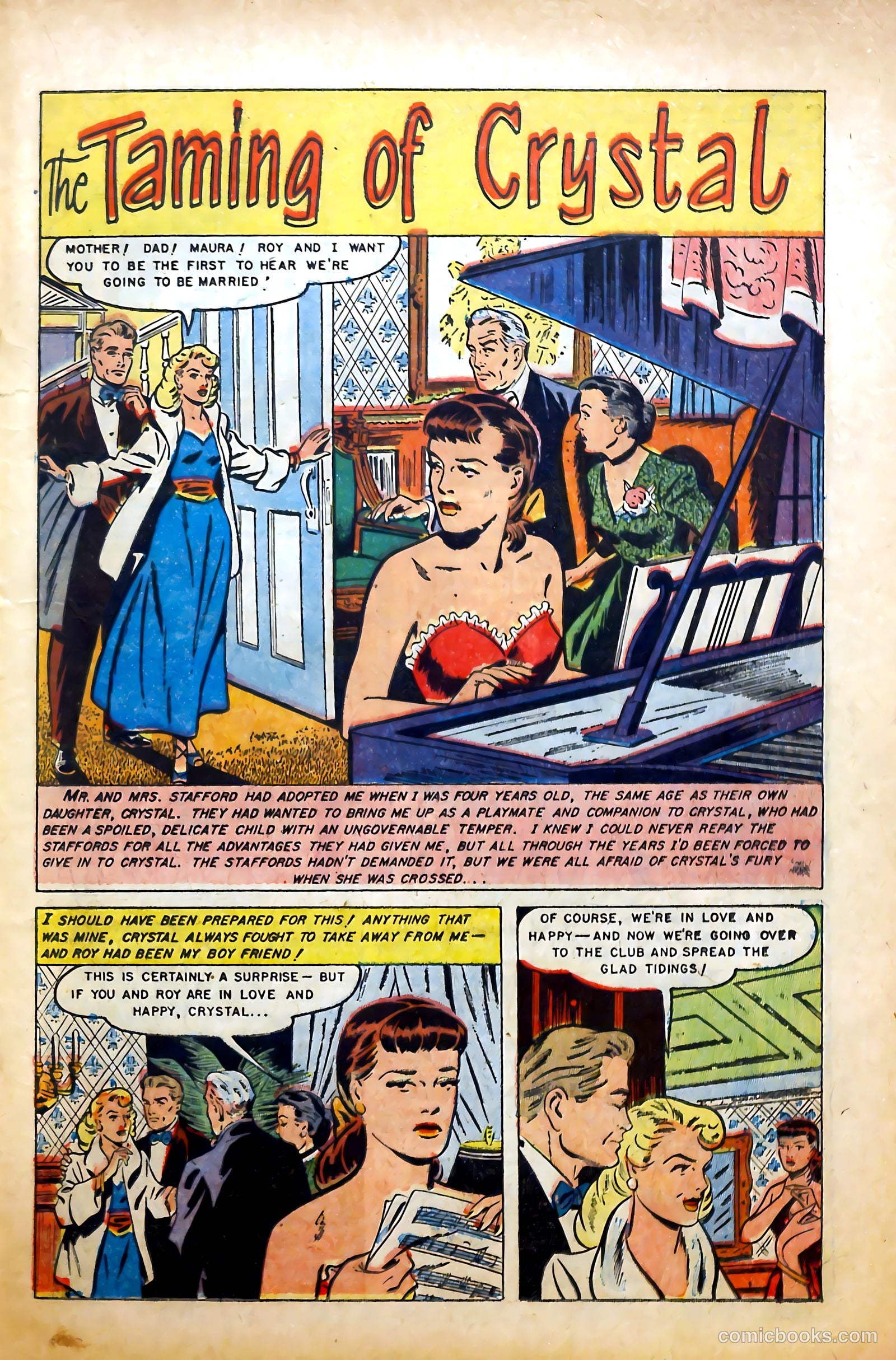 Glamorous Romances #82 (1955) — page 19 of 37