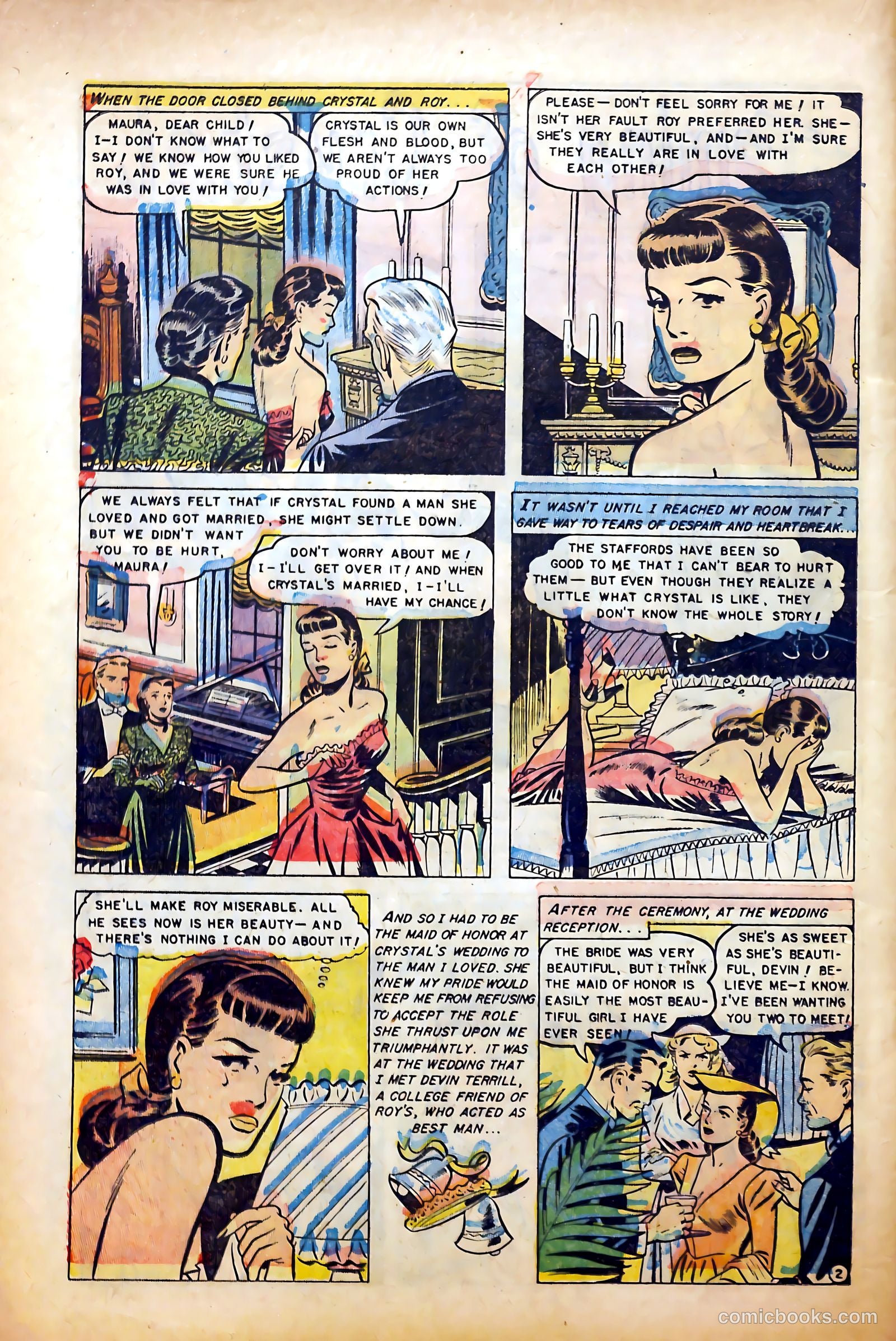 Glamorous Romances #82 (1955) — page 20 of 37