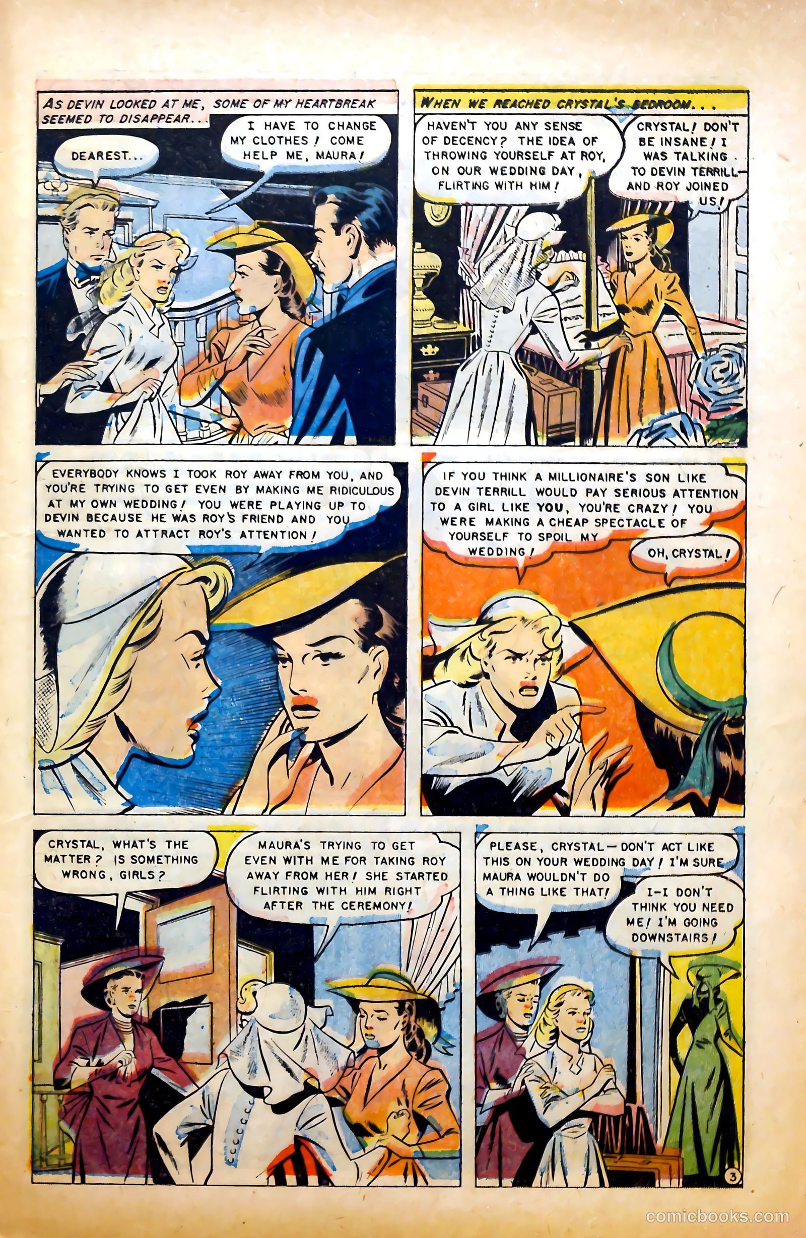 Glamorous Romances #82 (1955) — page 21 of 37
