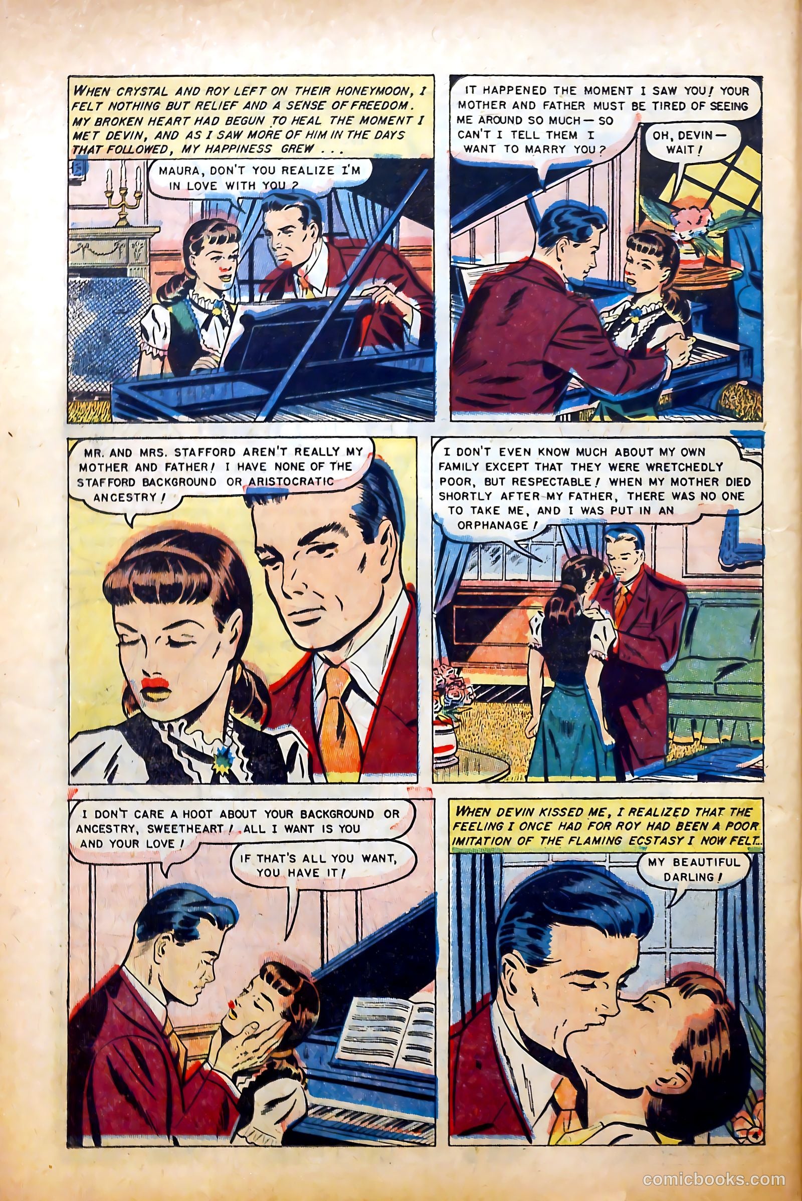 Glamorous Romances #82 (1955) — page 22 of 37