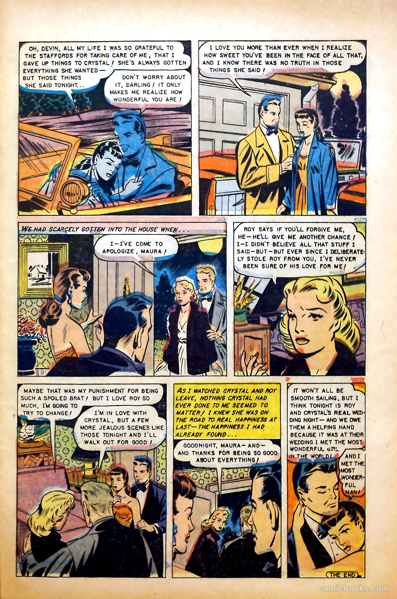 Glamorous Romances #82 (1955) — page 25 of 37