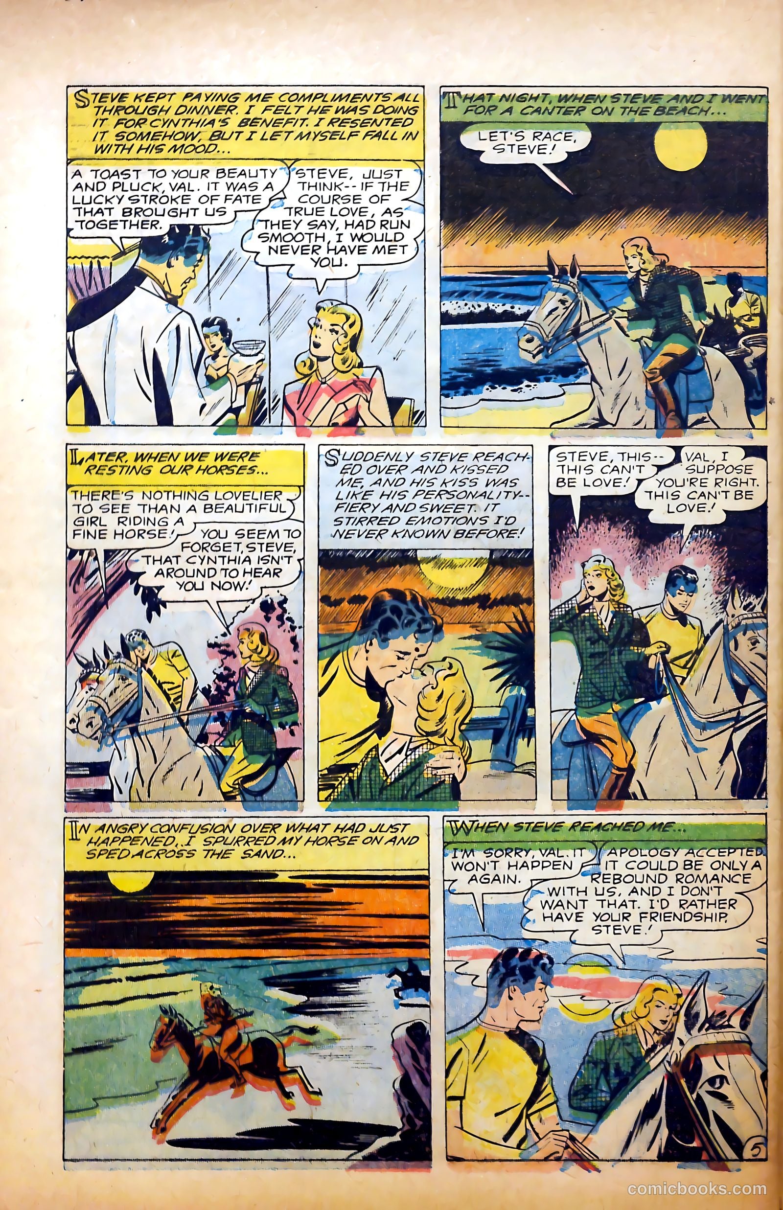 Glamorous Romances #82 (1955) — page 32 of 37