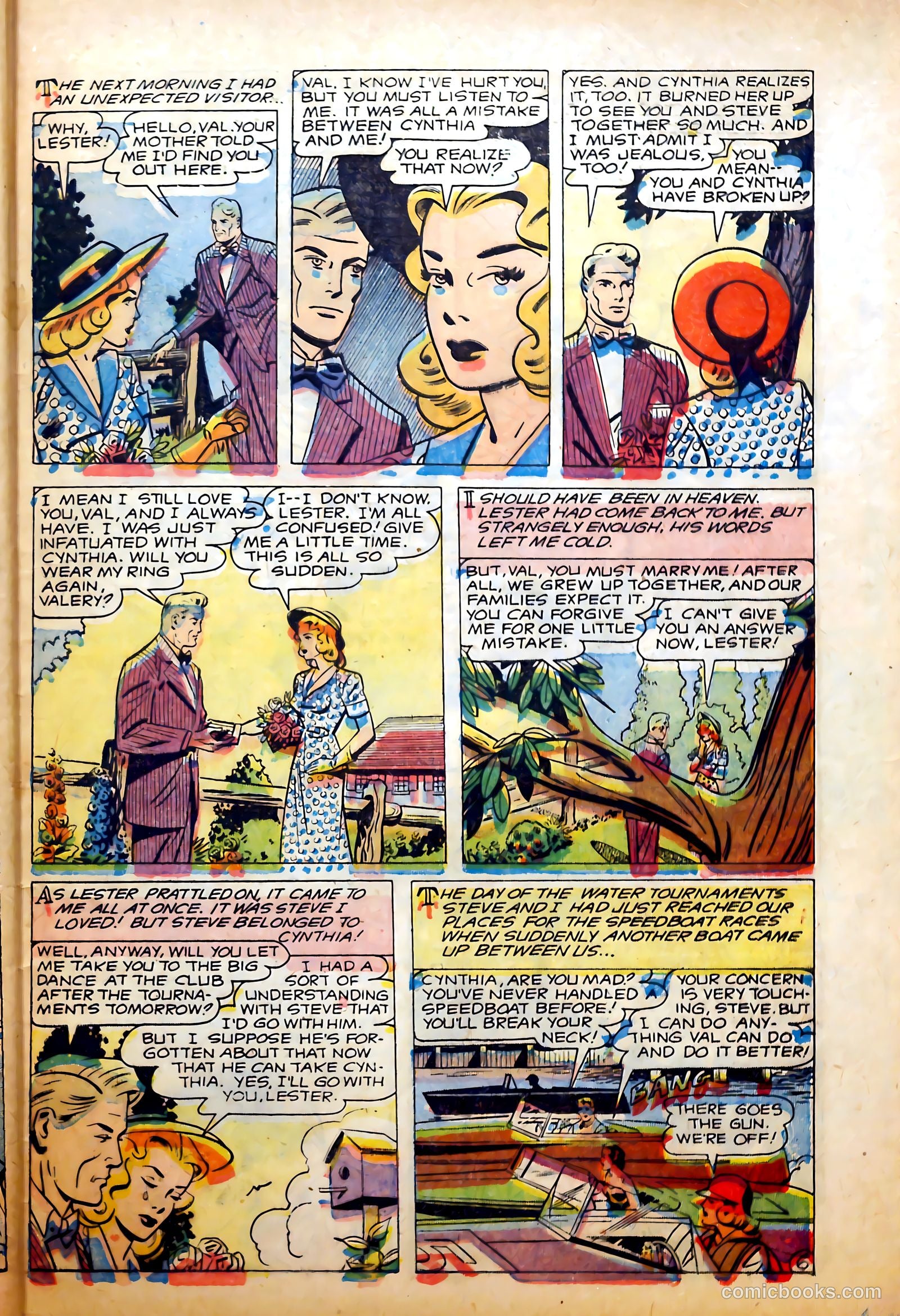 Glamorous Romances #82 (1955) — page 33 of 37